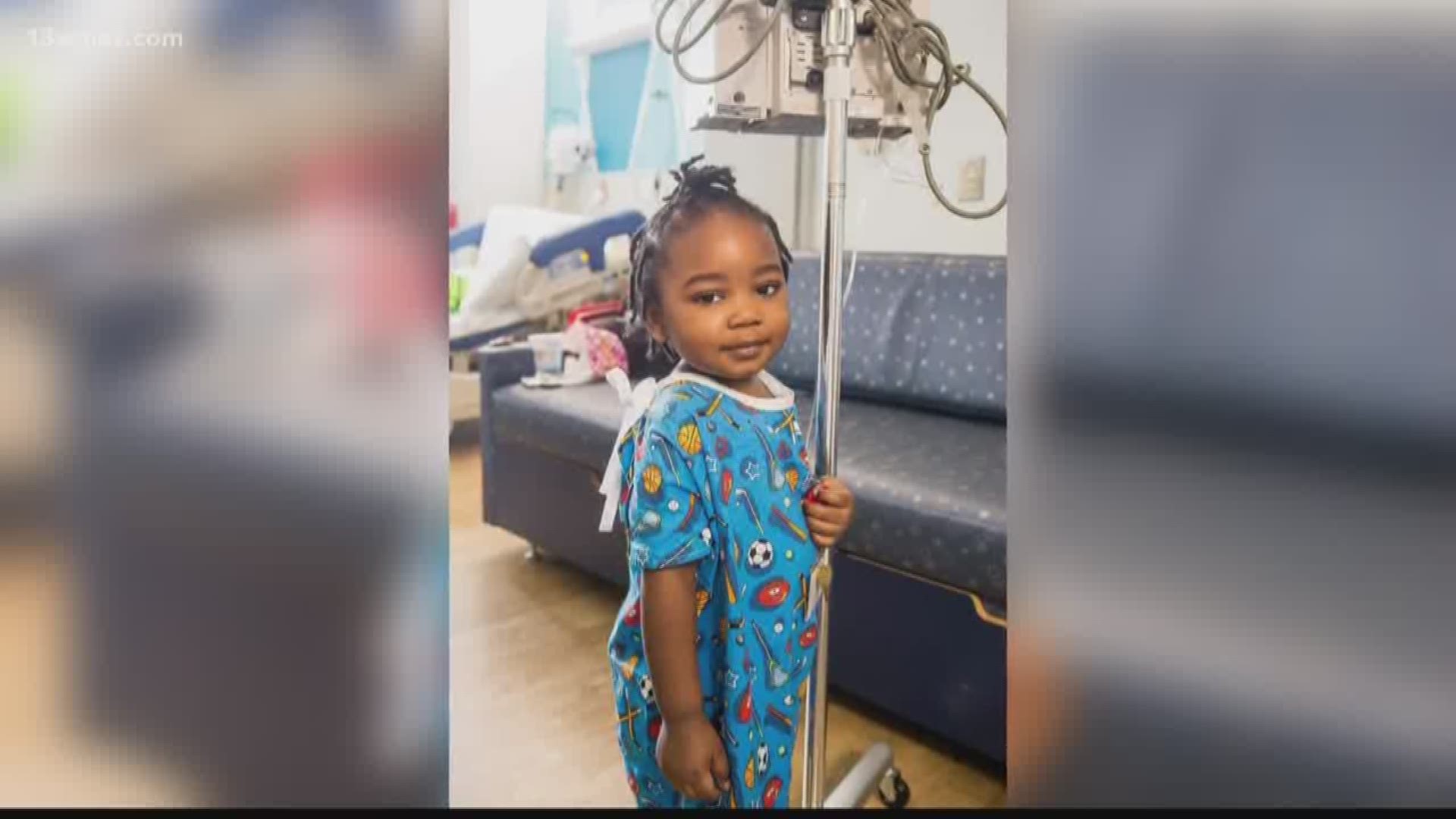 At only 2 years old, Keason has undergone four rounds of chemotherapy.