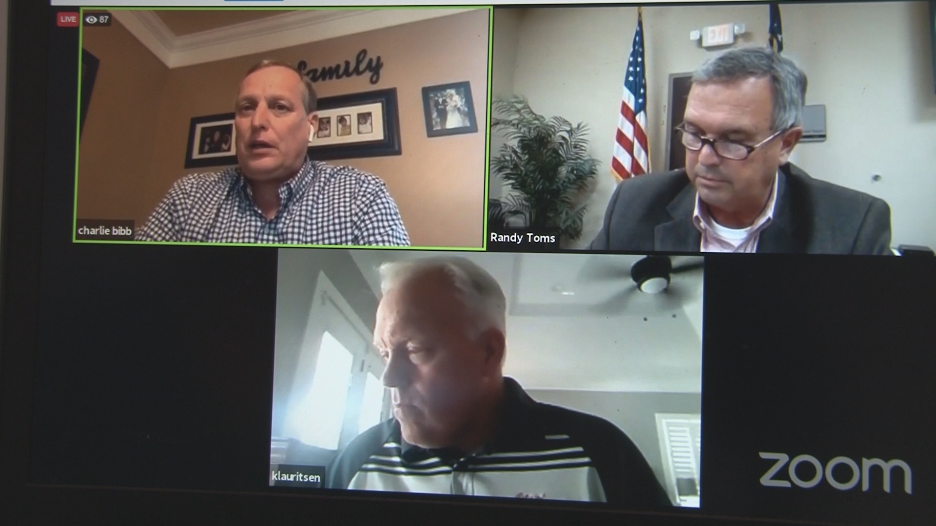 Council members shared their concerns during a virtual meeting.