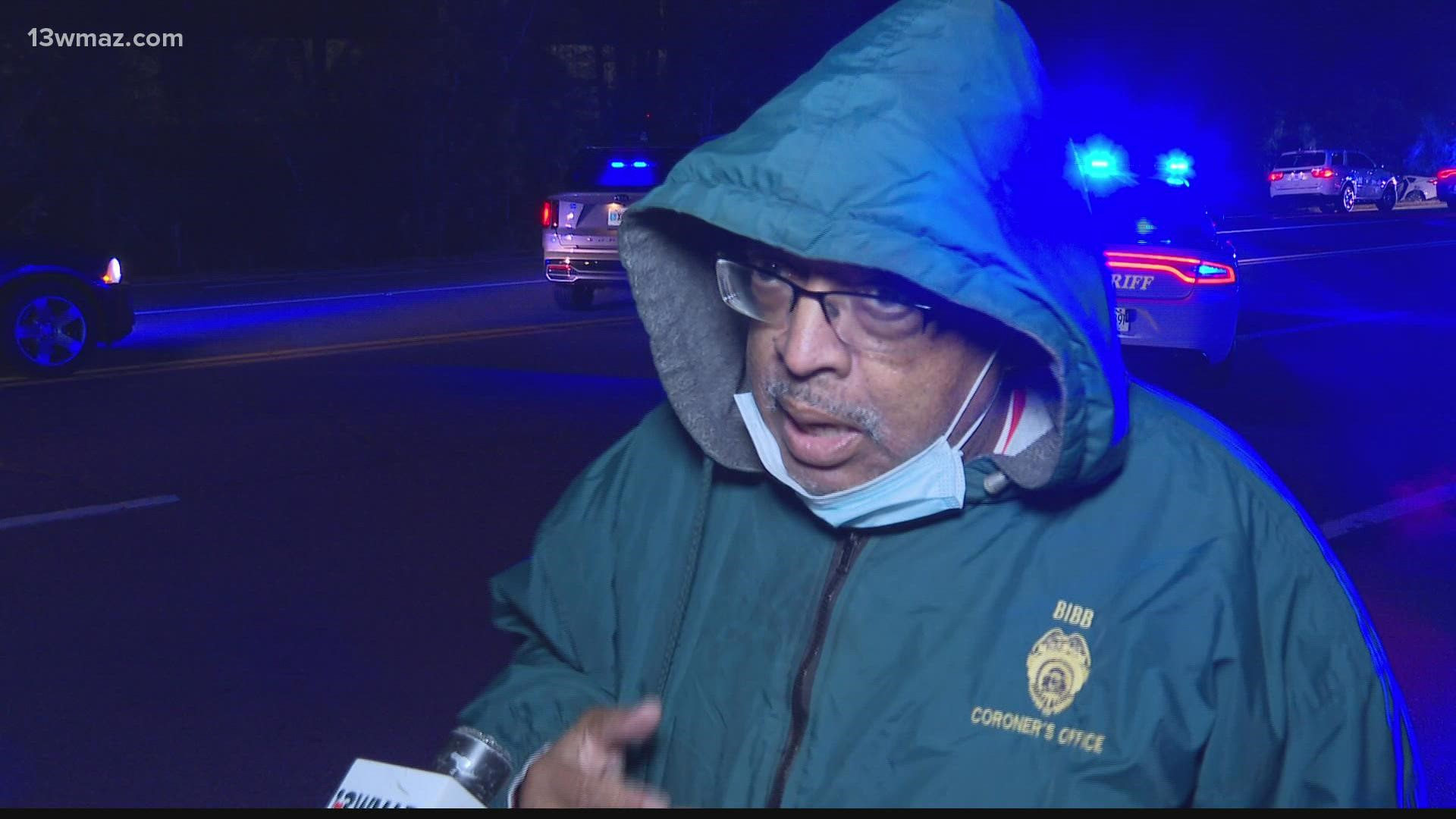 Macon-Bibb Coroner Leon Jones says a man is dead after a shooting in the 2309 block of Riverside Drive