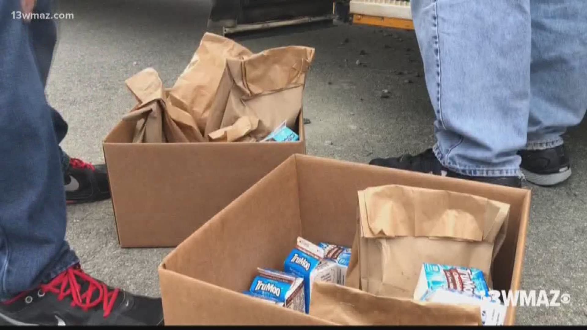 While schools are adjusting schedules, they're also adjusting meal plans so students won't go hungry. Jones County schools are delivering hundreds of meals via bus.