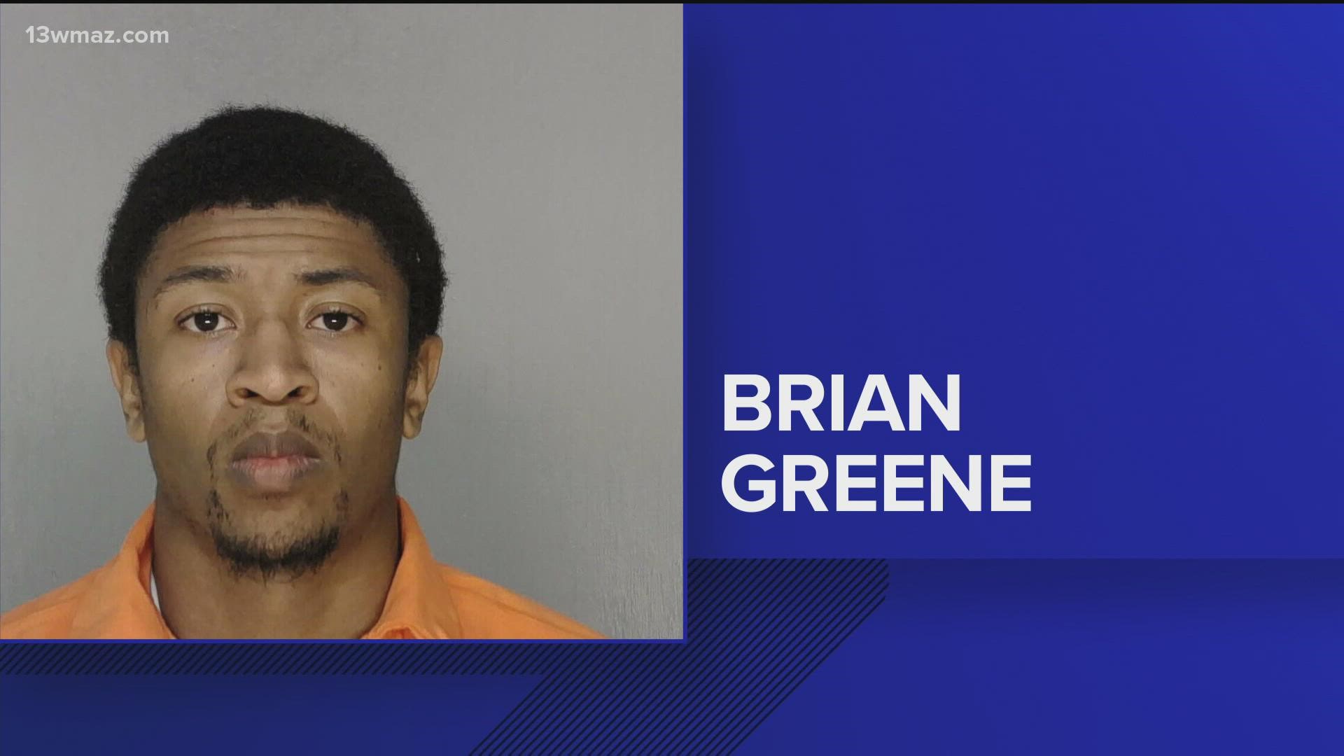 25-year-old Brian Marquel Greene is charged with  Murder and two counts of Aggravated Assault