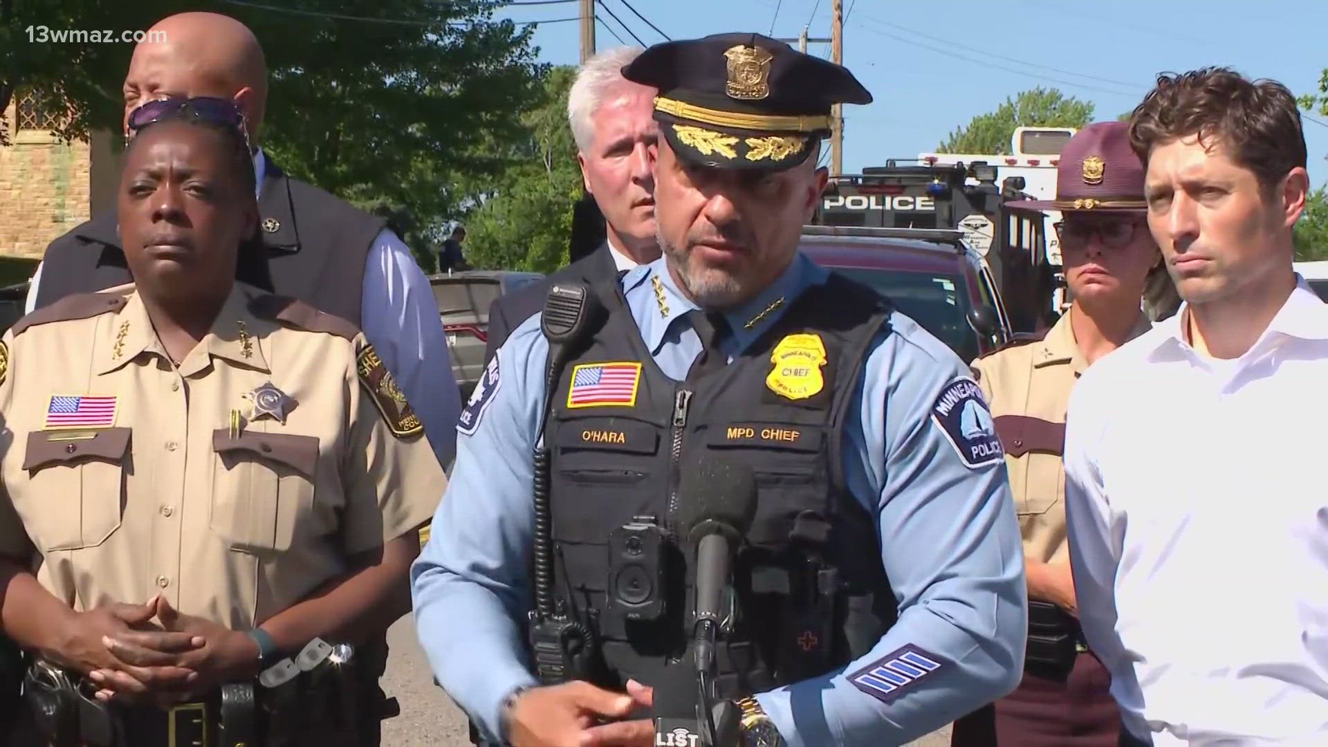 A shooter opened fire Wednesday morning during Mass at a Minneapolis Catholic school, killing two children and injuring 17 other people before killing himself.