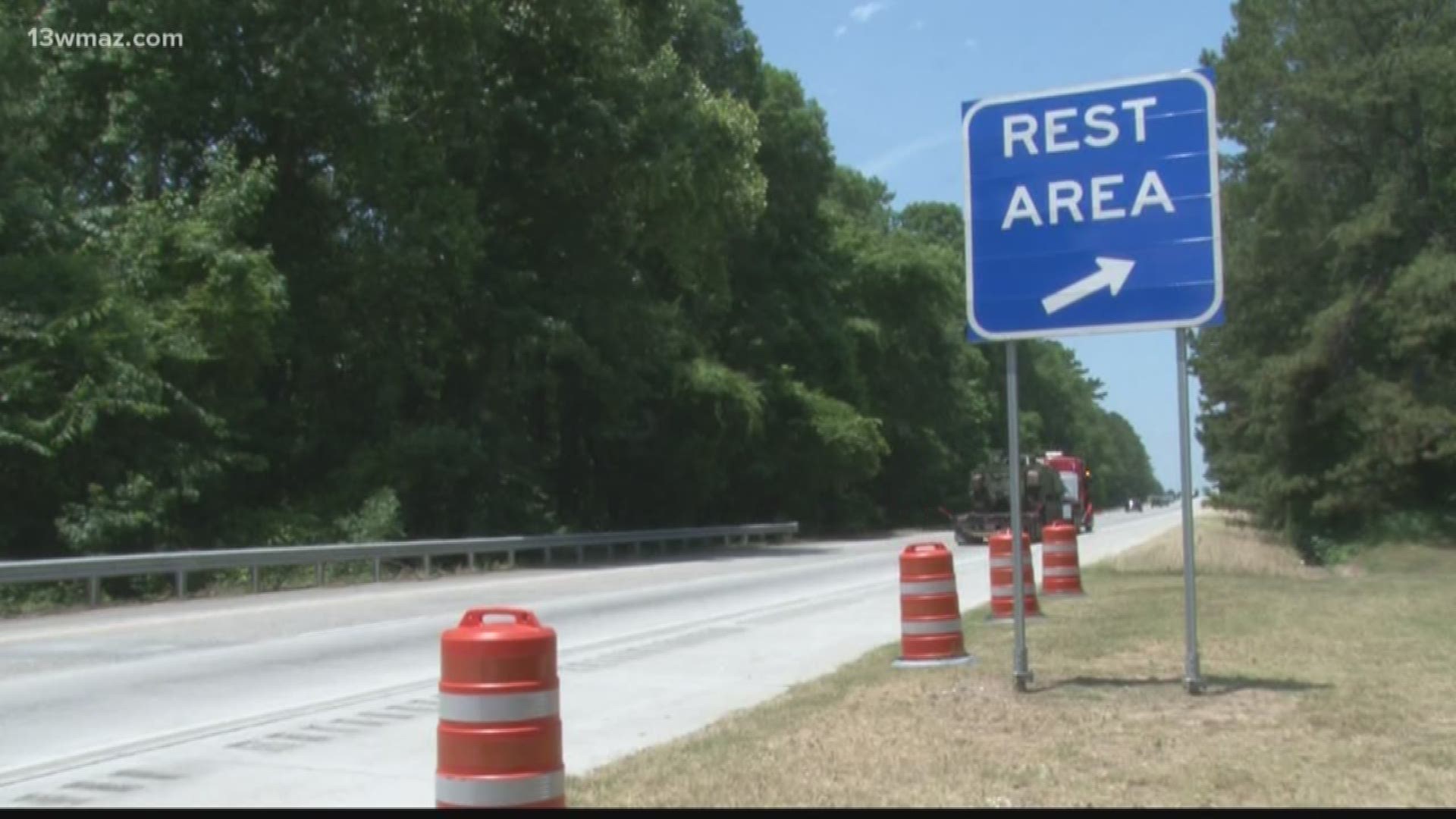 A water main break caused both of Laurens County's rest areas on I-16 to shutdown for three months. But Dublin is planning to reopen them by the end of June.