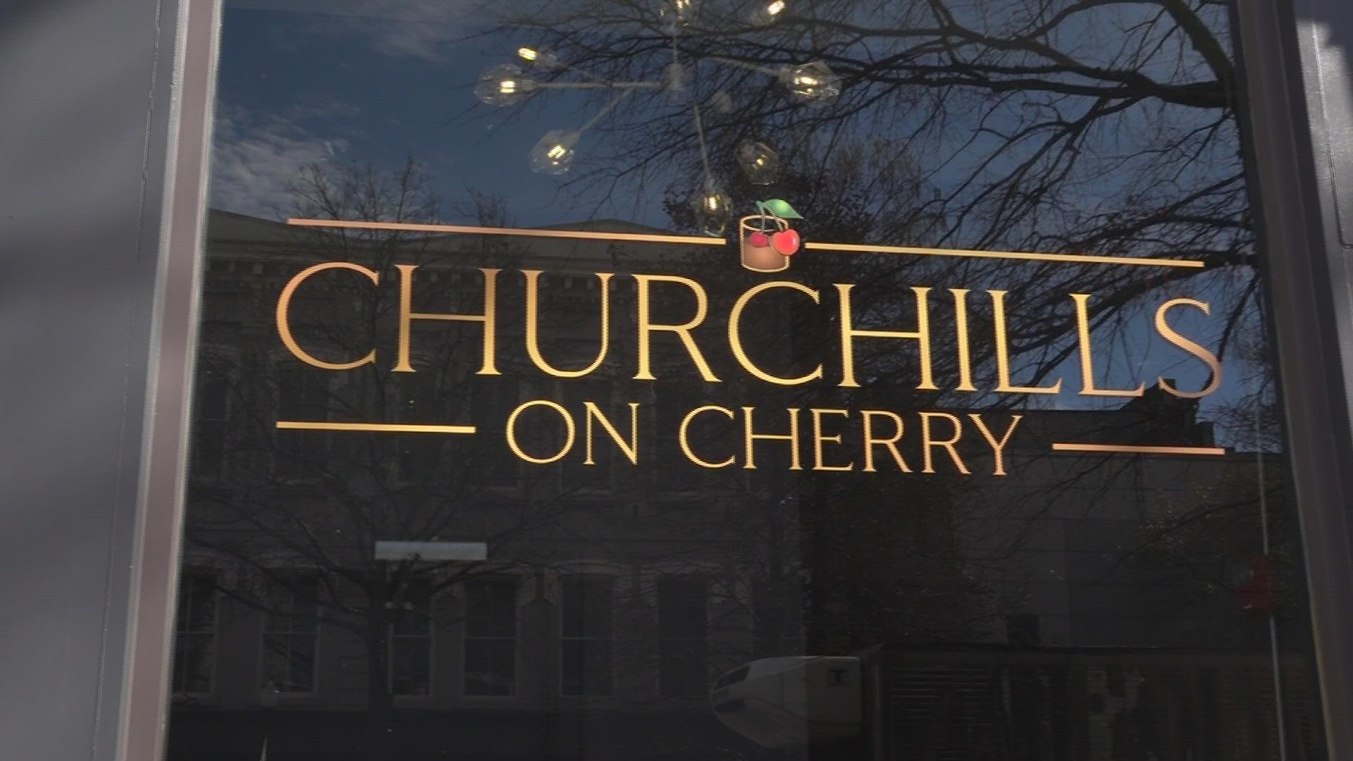 Churchill's cigar lounge will be open on Friday and Saturday from 3 p.m. to 12 a.m.