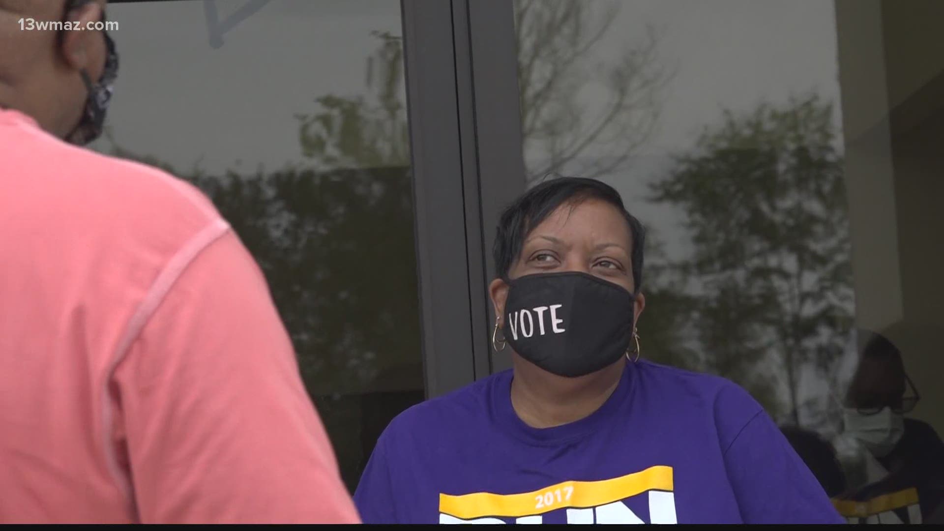 The countdown is on to register to vote in Georgia with the deadline just one week away. That's why a Macon church worked to get people registered on Sunday.