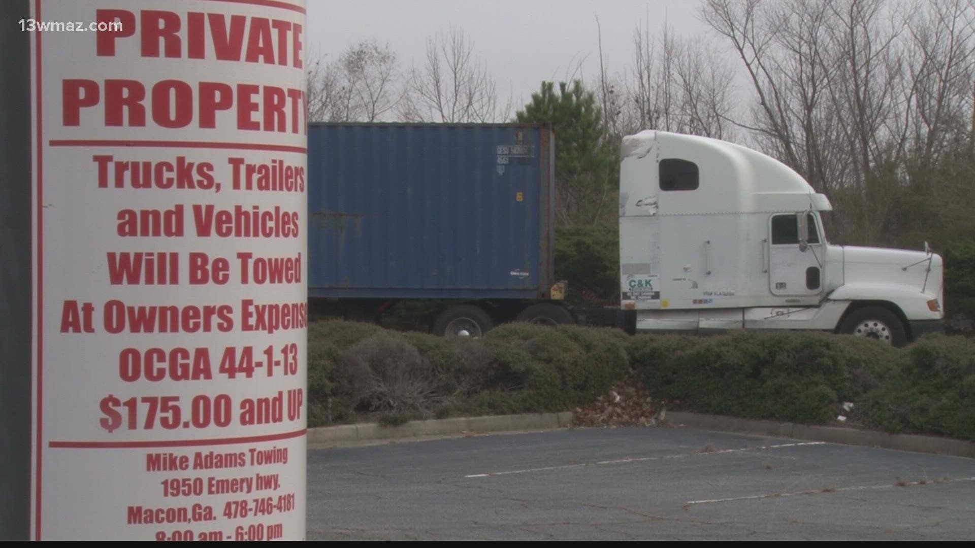 This new law is all part of the Comprehensive Land Development Resolution. The law includes 18-wheeler trailers left in public parking lots too.