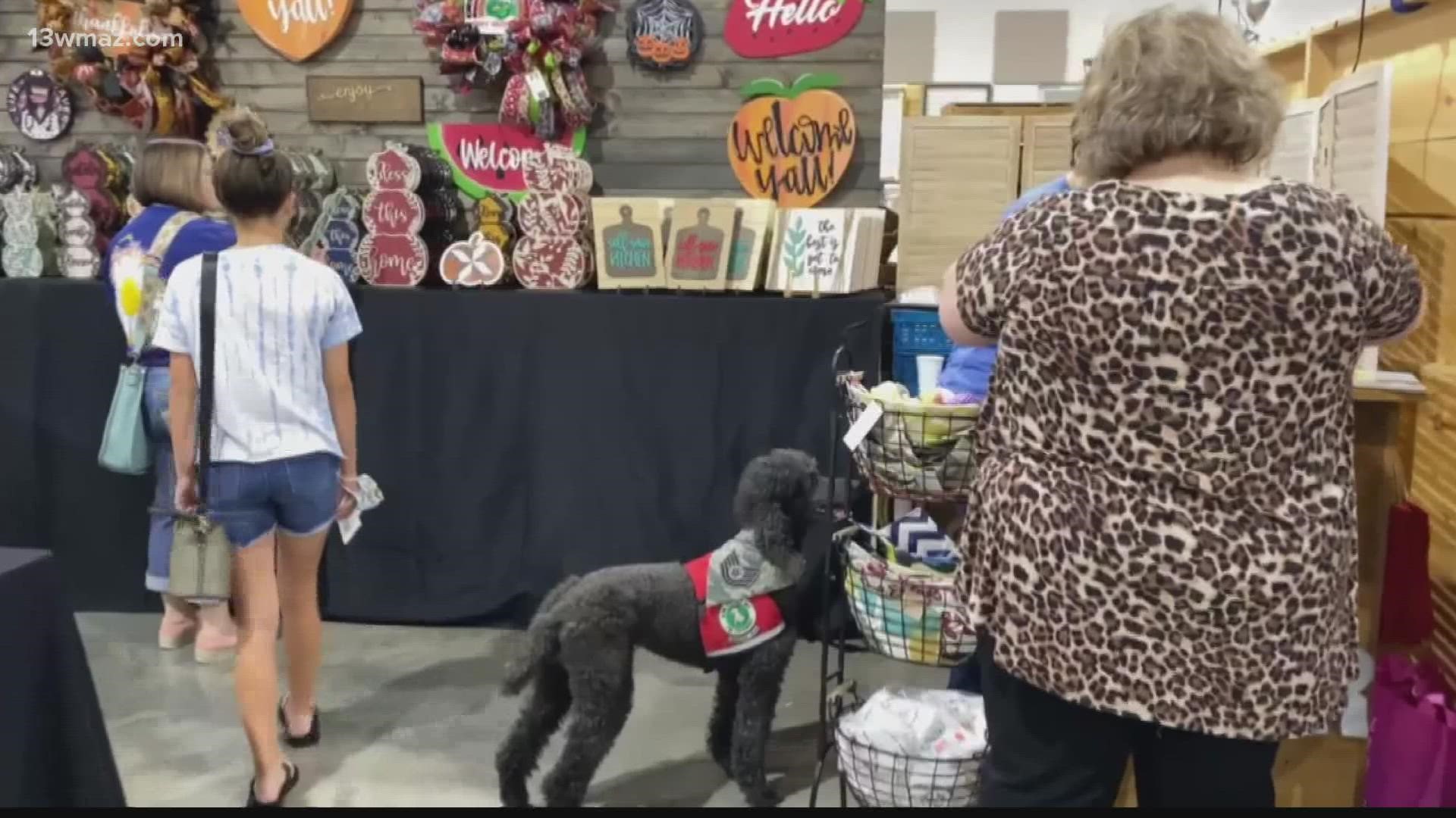 It's basically an upscale flea market where vendors sell anything from antiques to jewelry to art.