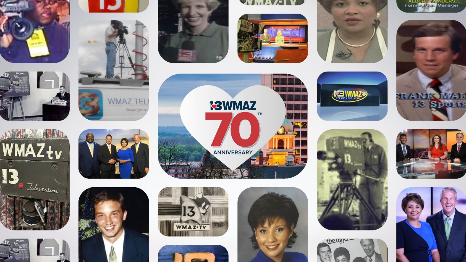 13WMAZ is celebrating 70 years of Straight from the Heart.