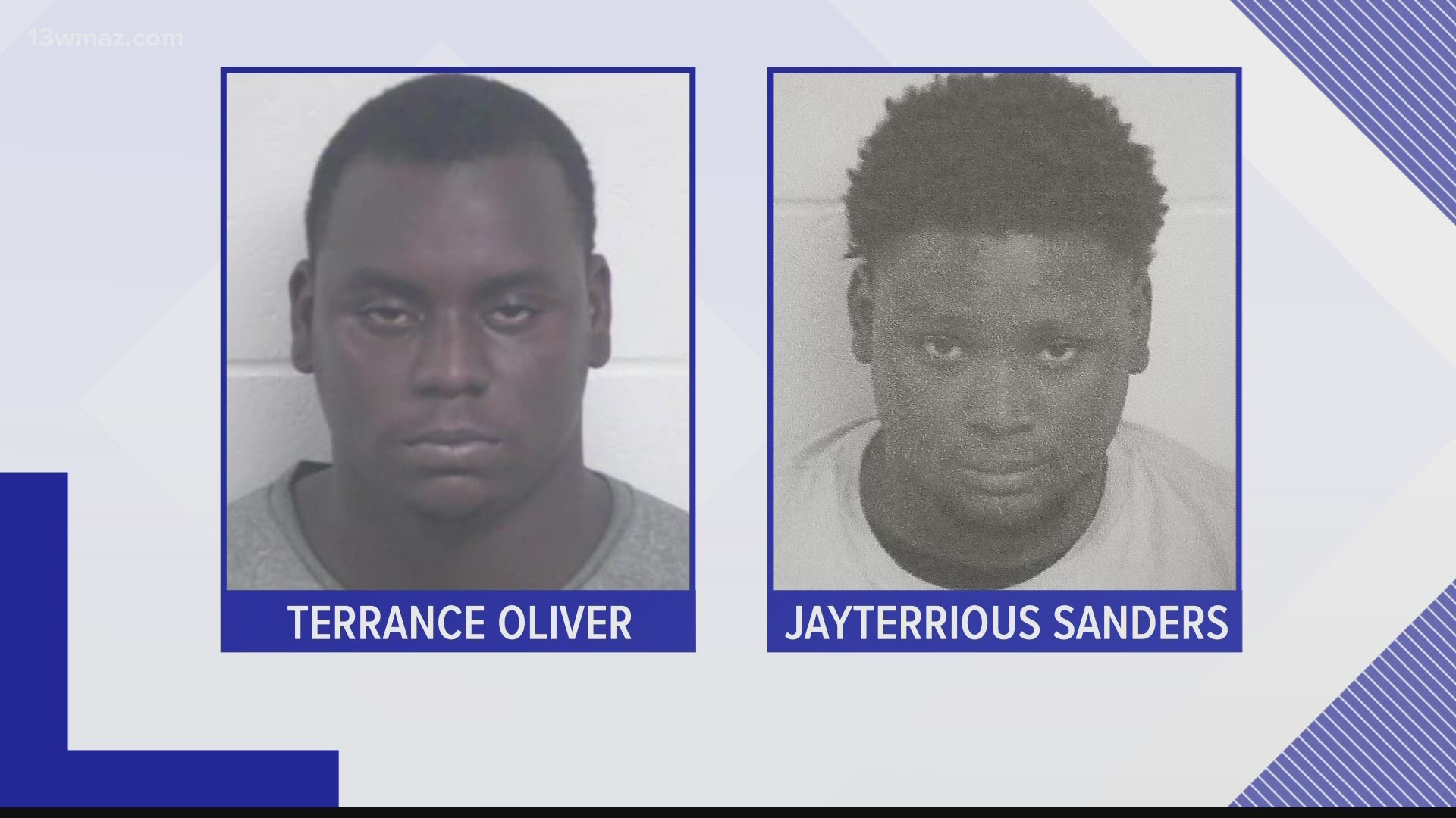According to a post on the Sandersville Police Department's Facebook page, police are looking for Terrance Oliver and Jayterrious Sanders