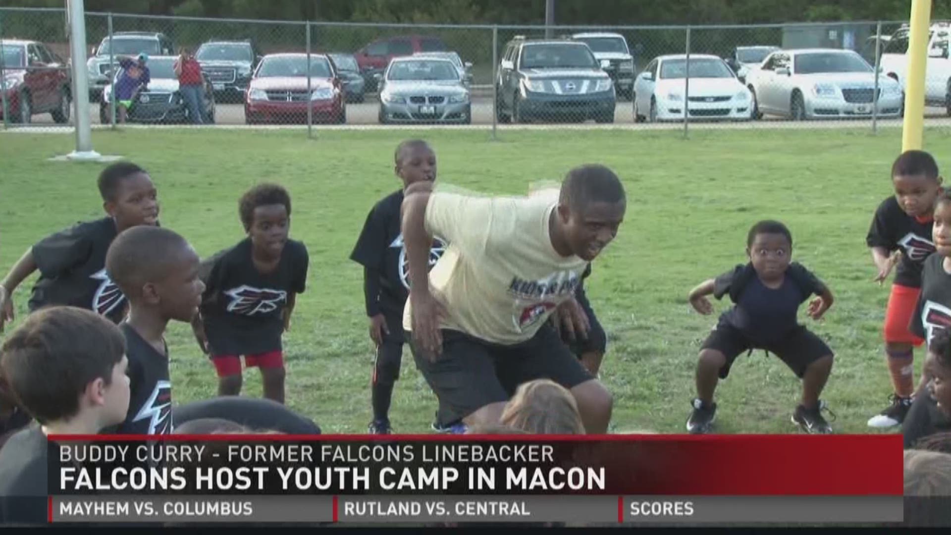 Atlanta Falcons host Salute to Service Youth Camp in Warner Robins