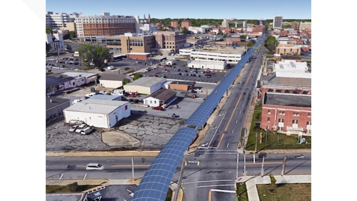Solar-powered gondolas carrying people to Macon Mall ampitheatre? - Vimarsana News