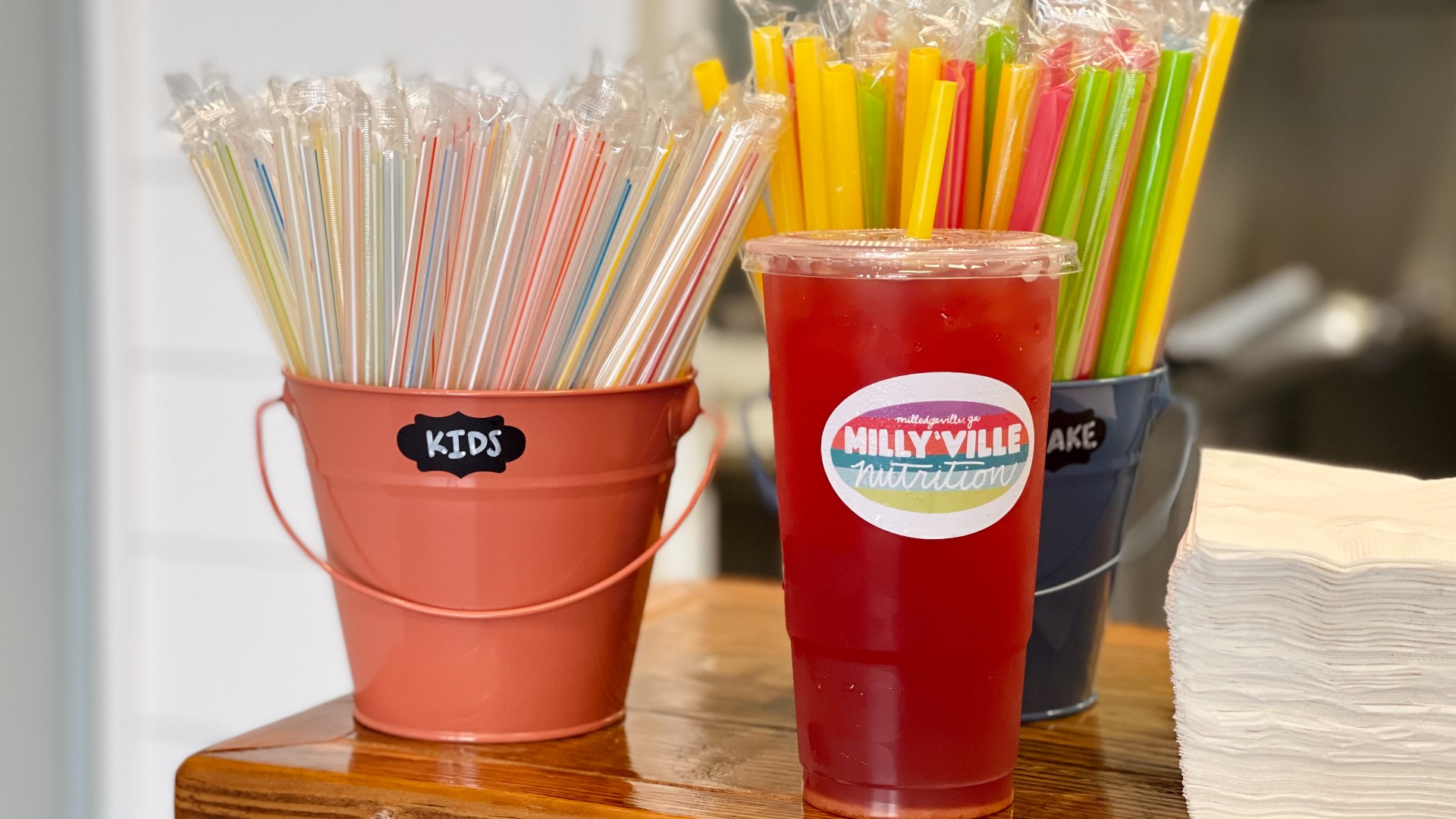 Milly'ville Nutrition offers a wide variety of drinks and shakes, and you don't have to cheat on your diet to try one