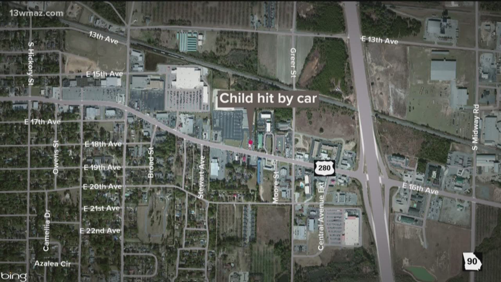 Child hit by car in Cordele
