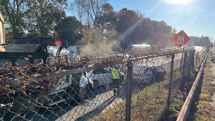 I 75s Near Interchange Split Reopens After Multi Vehicle Pileup