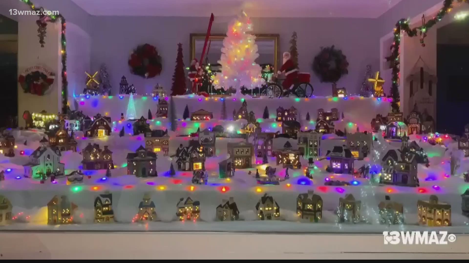 The Rileys have a Christmas village that they've welcomed families to enjoy over the years, and the display continues to grow.