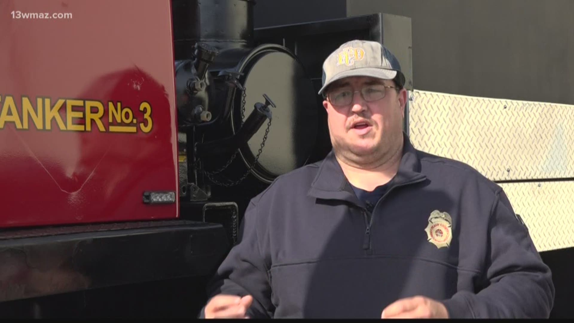 In Peach County, the fire department will ring in the new year with a new tanker.