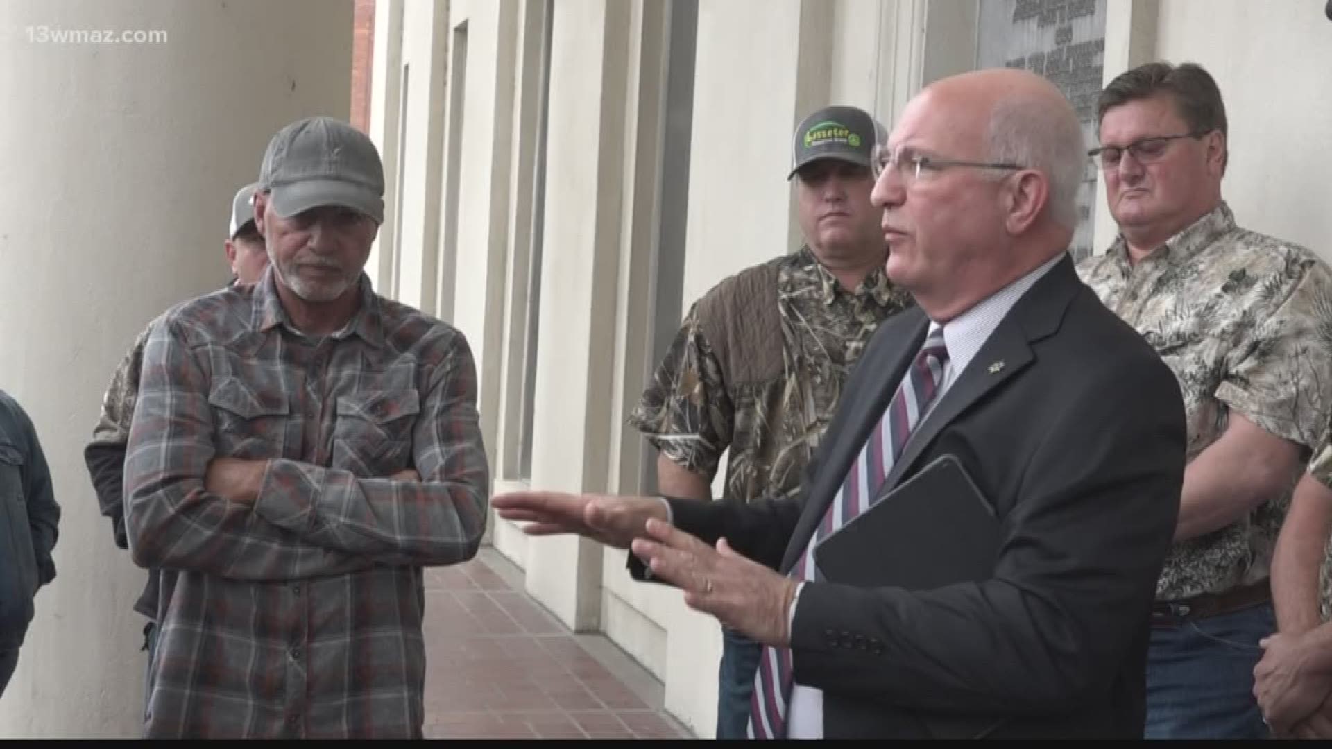 A dispute over Bibb County hunting rules got personal in one neighborhood. The county is considering a rule banning hunters from shooting within 250 feet of a home.