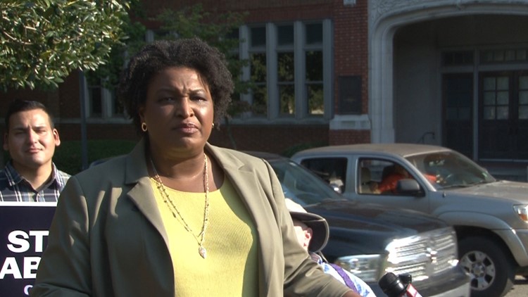 'Minutes determine life or death': Stacey Abrams visits Macon, blames Kemp for Atlanta hospital closure