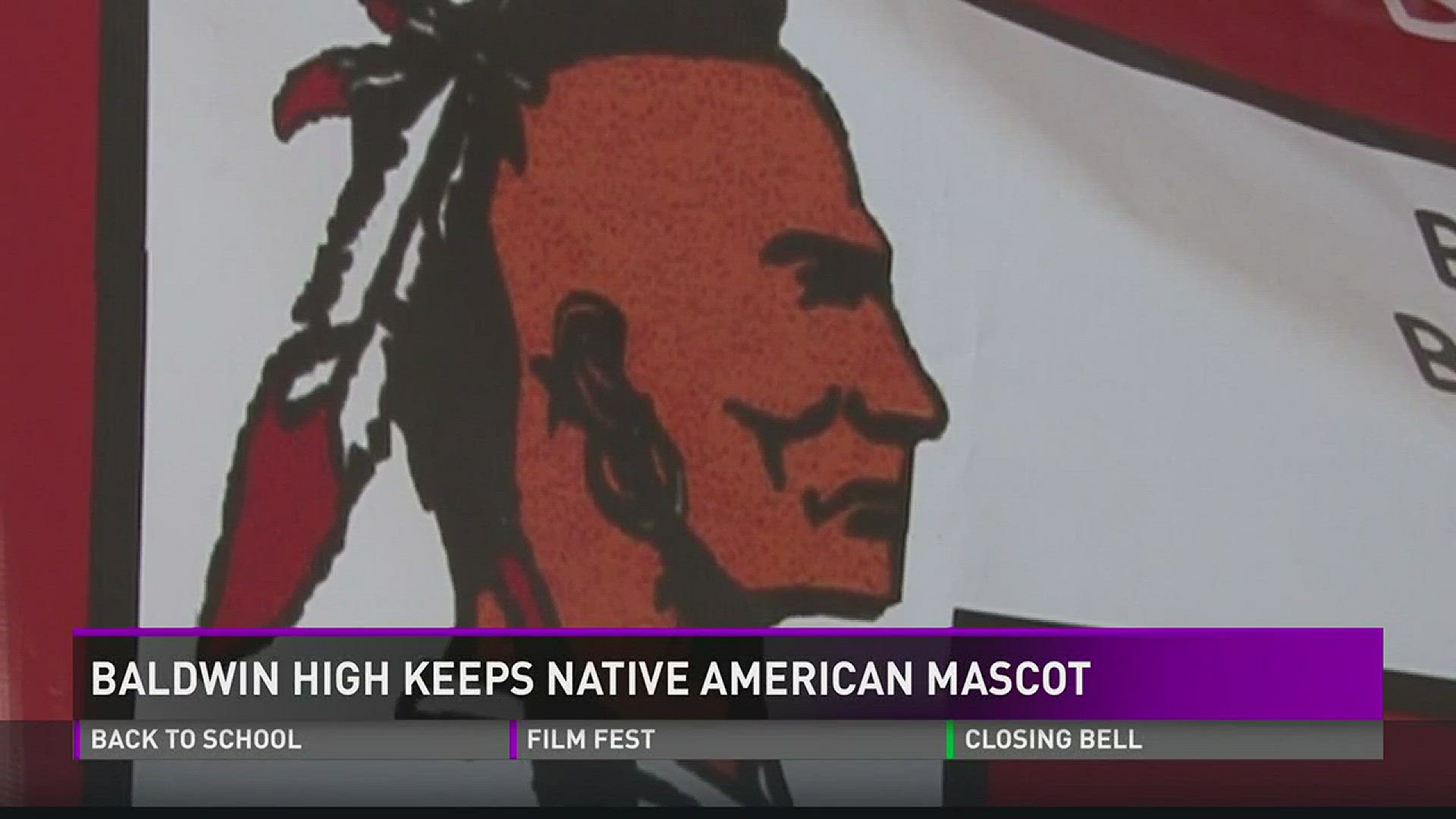 Baldwin High keeps Native American mascot