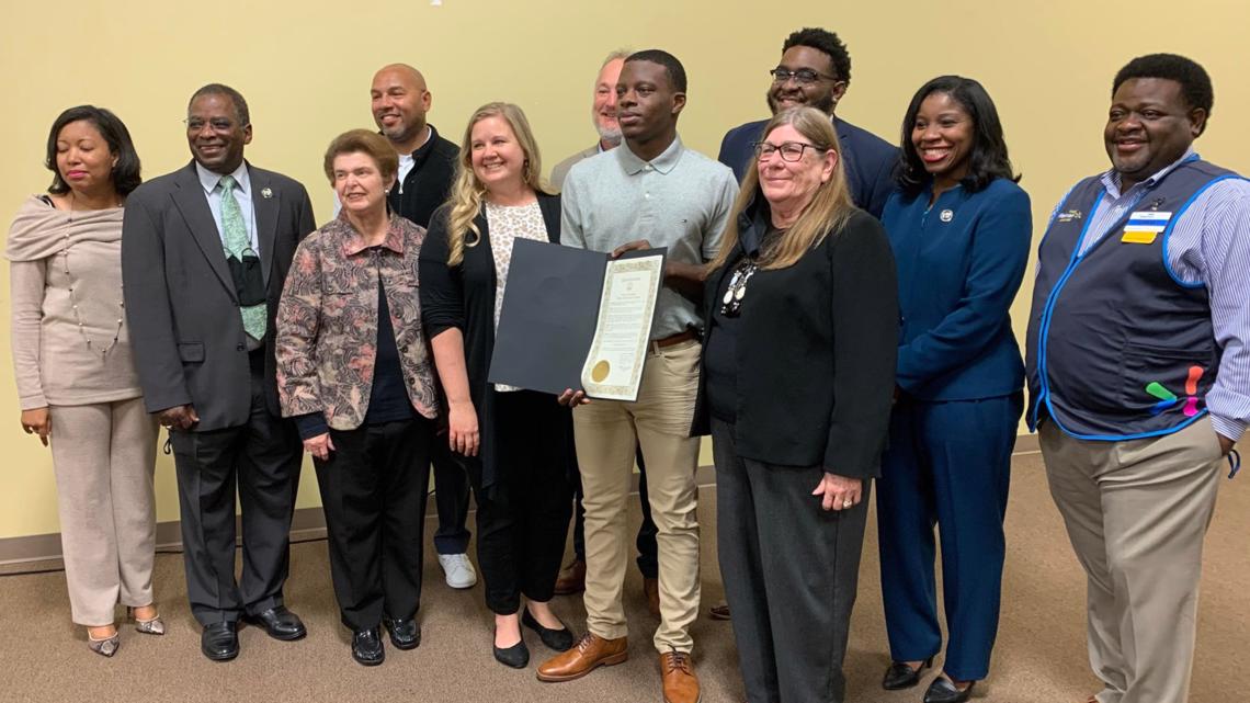 Macon mayor recognizes Rutland High graduate | 13wmaz.com