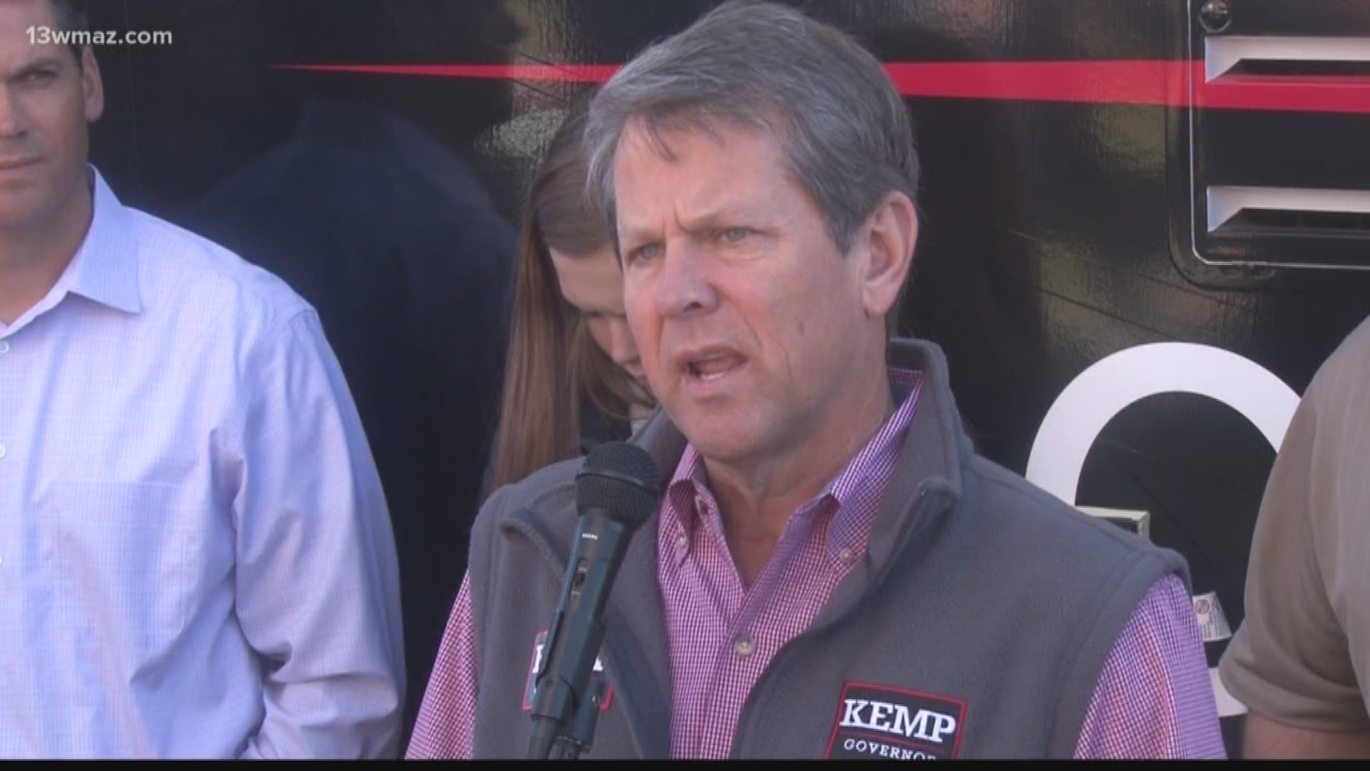 Brian Kemp stops in Central Ga. on campaign trail