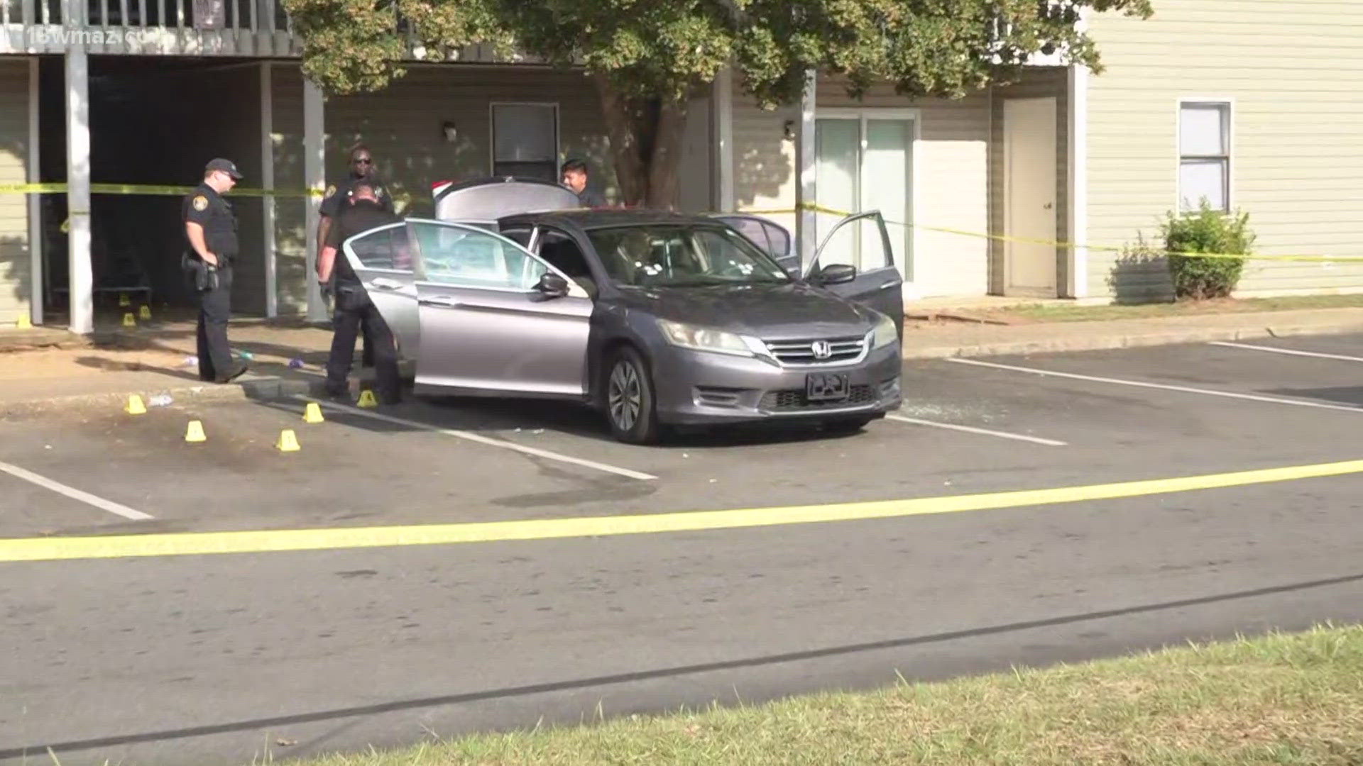 Warner Robins Police say that two people were shot at the Lake Vista Apartments — a 15-year-old and an 18-year-old — who were both shot in the leg.