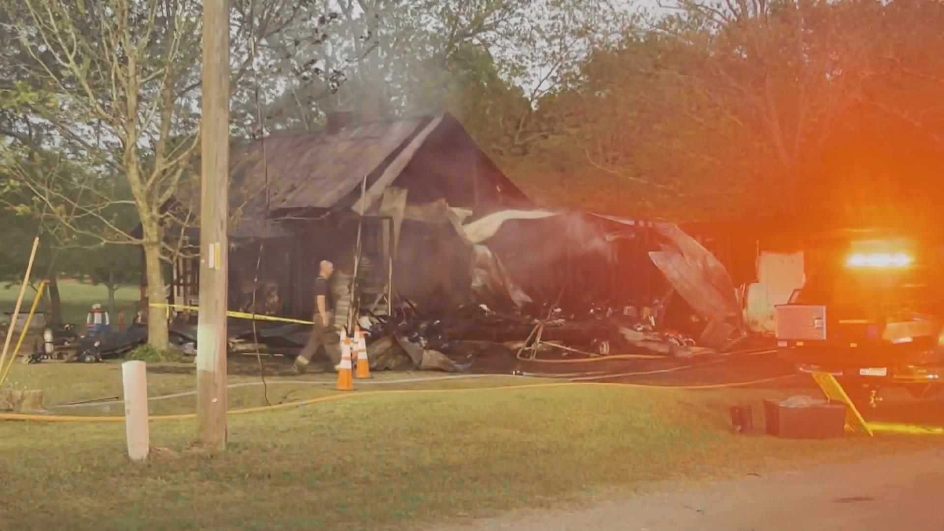 1 adult, 1 child displaced after 'heavily involved' house fire in ...