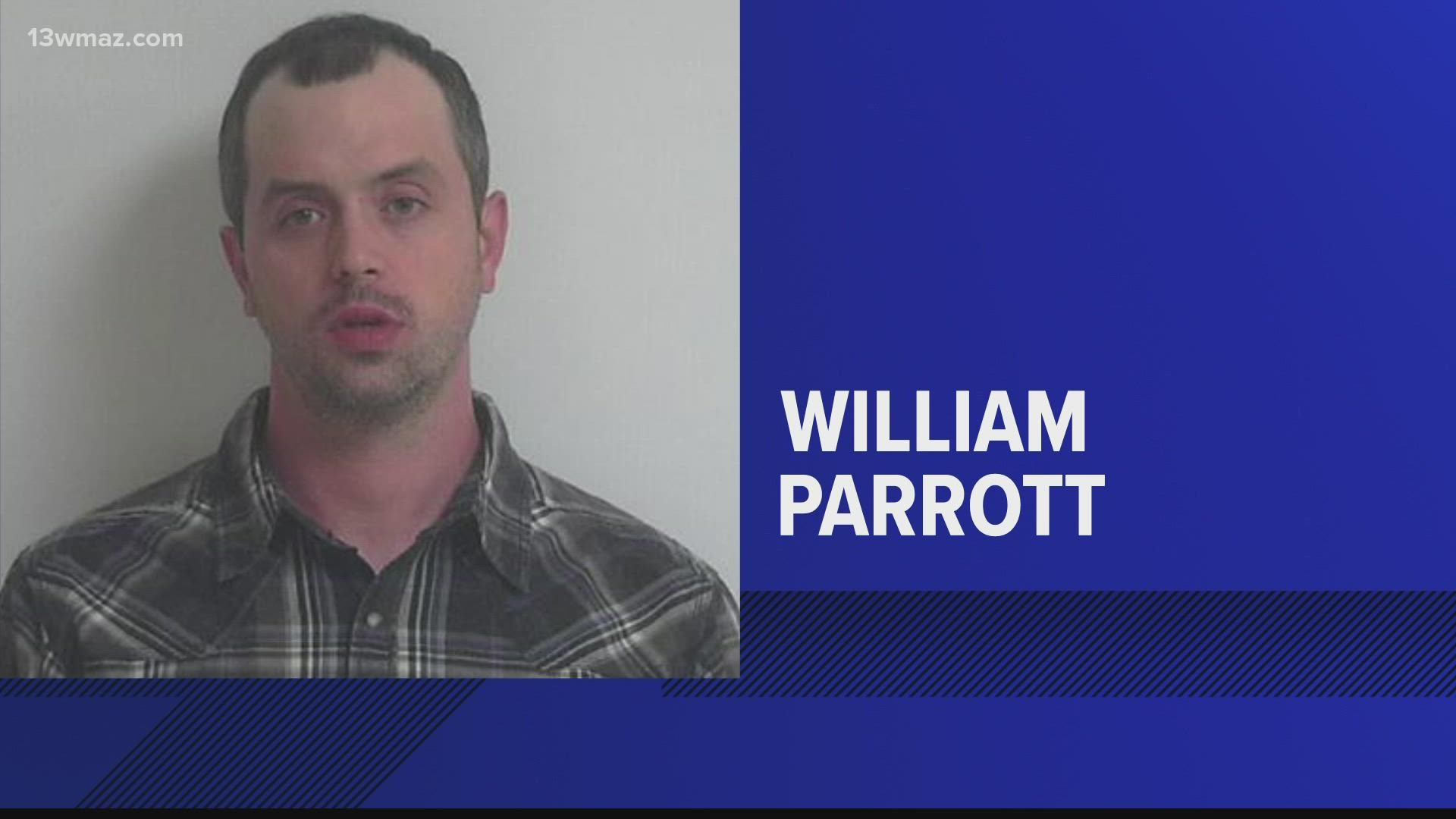 Walton County Sheriff Joe Chapman says Parrott told people he had just killed his mother, prior to lunging at a deputy with a sledgehammer