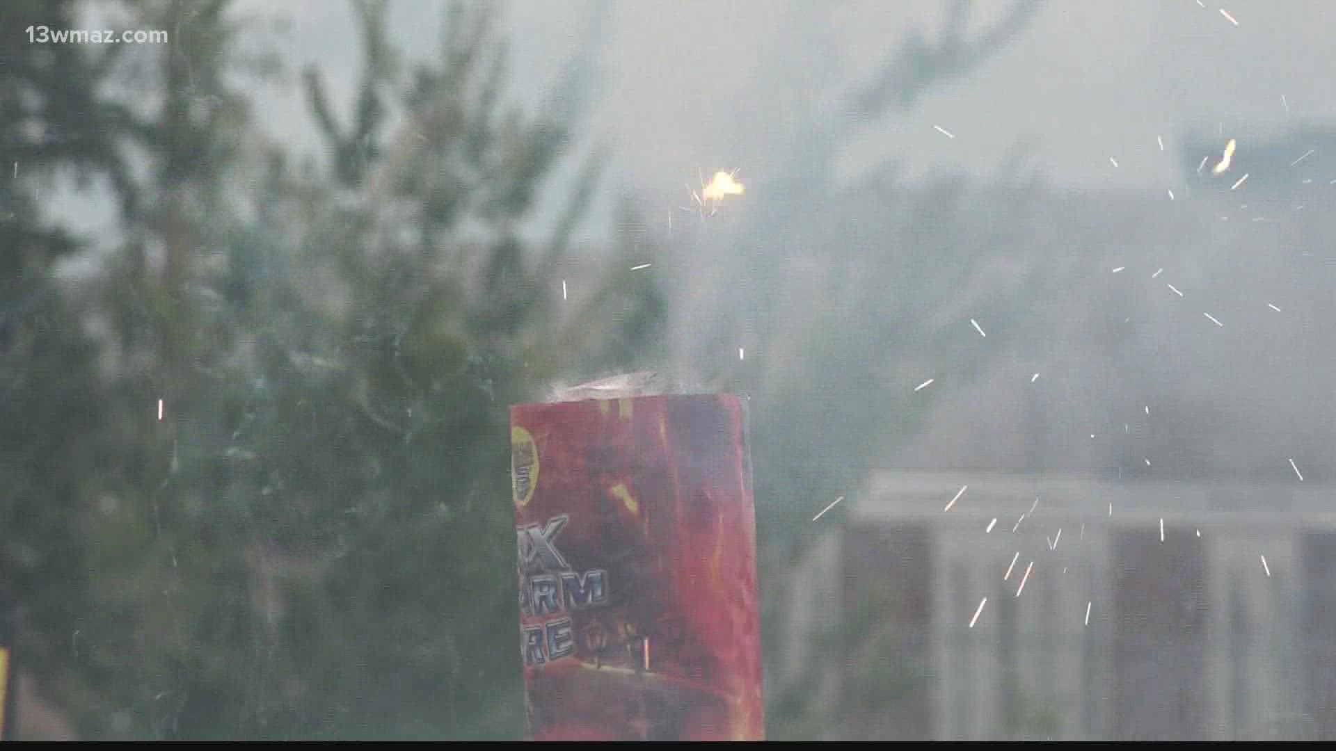 Bibb fire prevention team provides safety tips for using firework