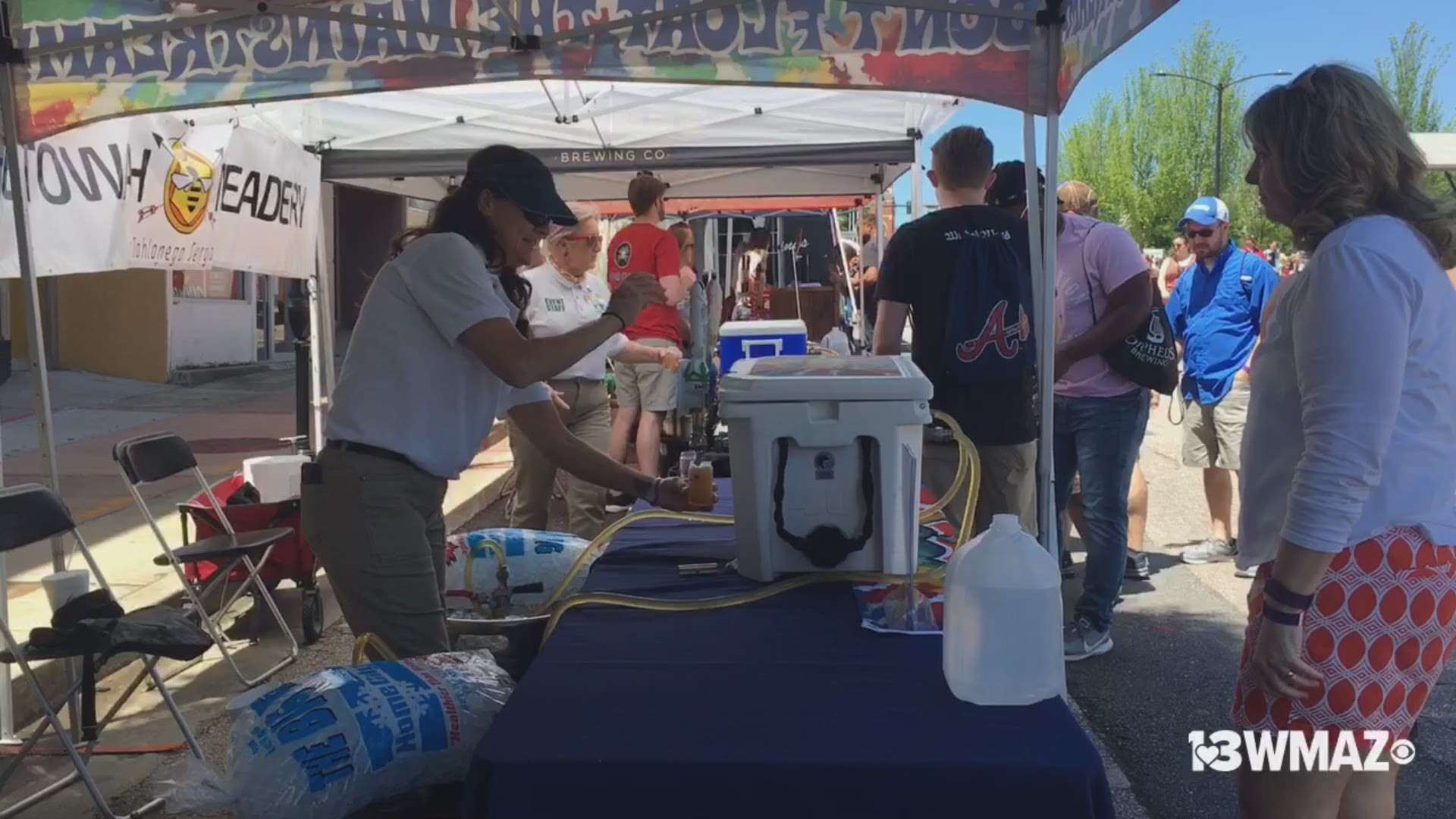 Just Tap'd Beer Festival in downtown Macon