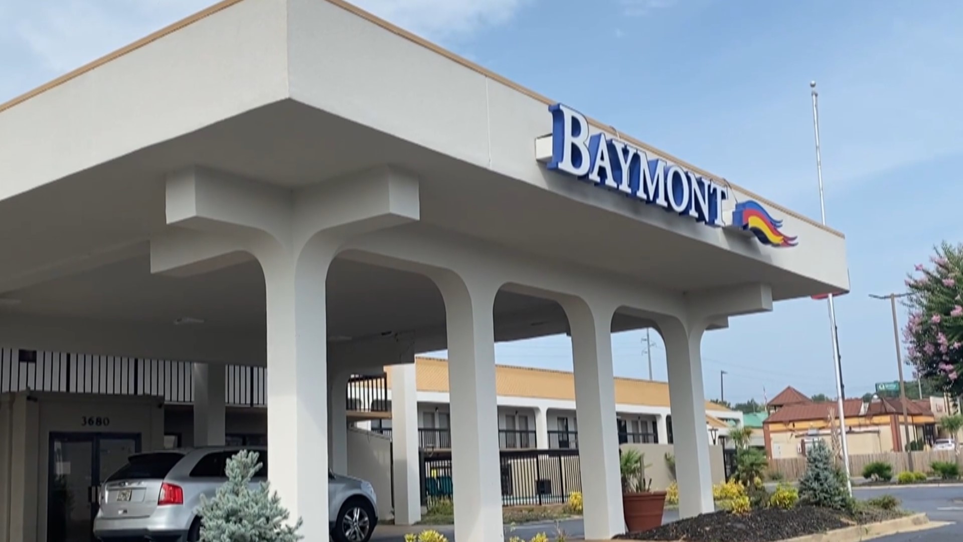 A man was shot and killed Tuesday outside the Baymont Inn and Suites.