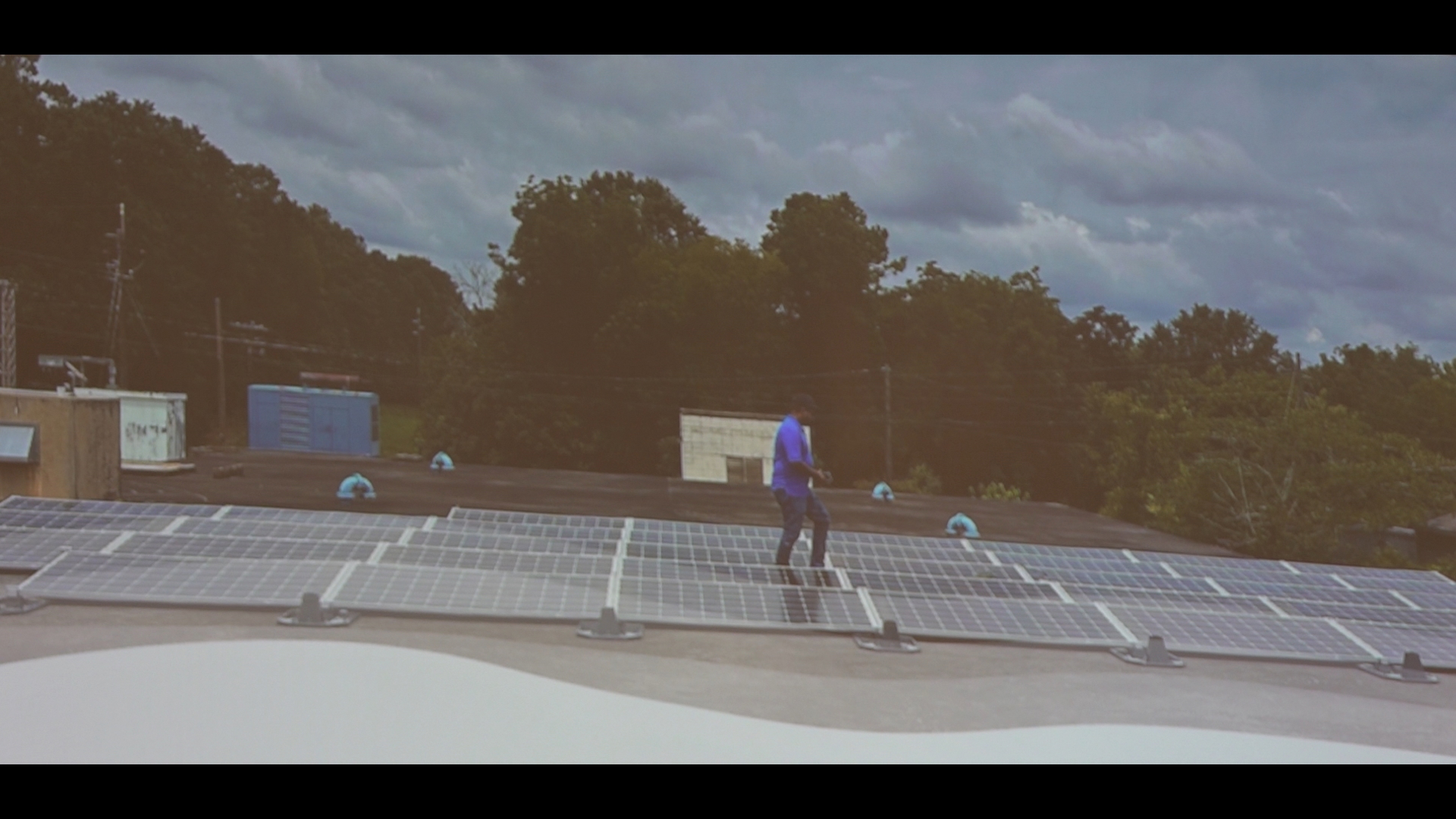 The class has one Milledgeville man installing solar panels at his home.