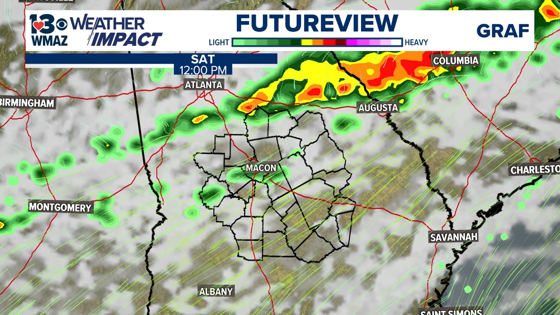 Weather Impact Alert: Possible strong to severe storms Saturday ...