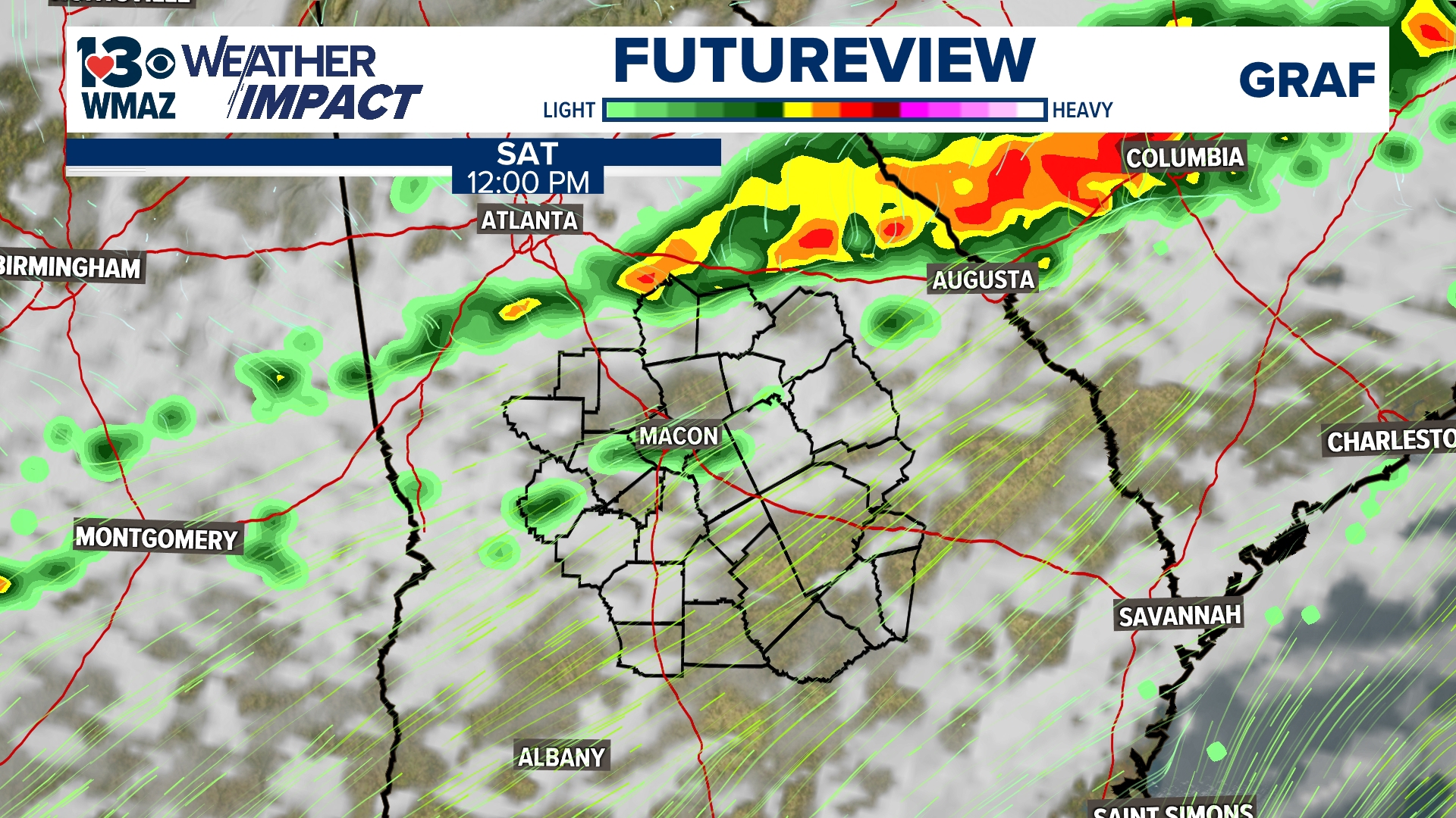 Weather Impact Alert: Possible strong to severe storms Saturday ...