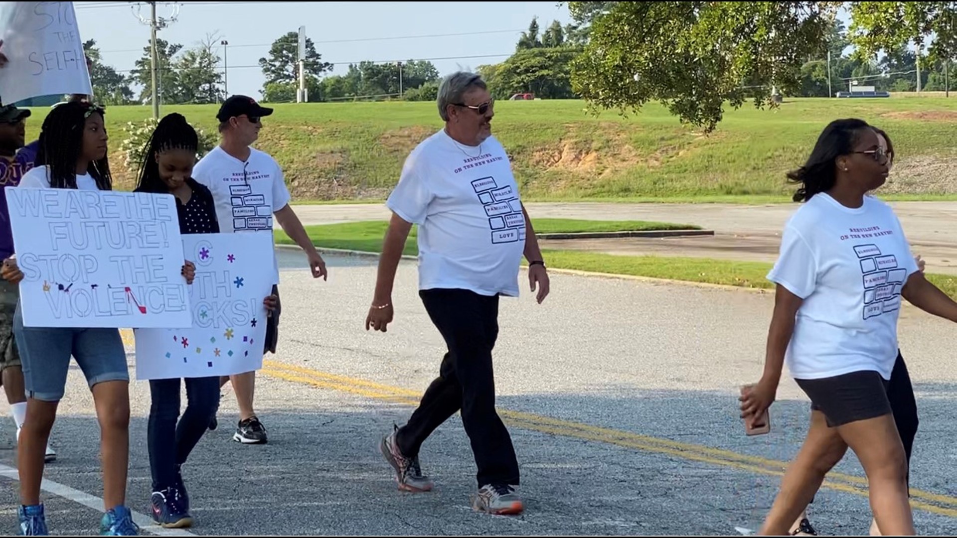Macon community holds "stop the violence" parade
