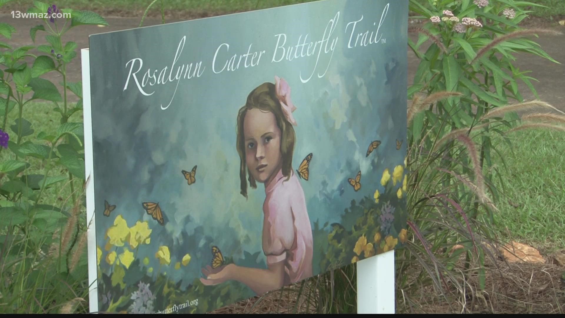 On Friday, the town of Plains, Georgia took a moment to honor the former First Lady Rosalynn Carter.