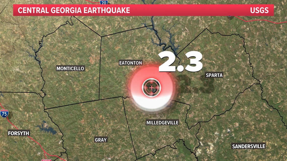 Earthquakes today georgia