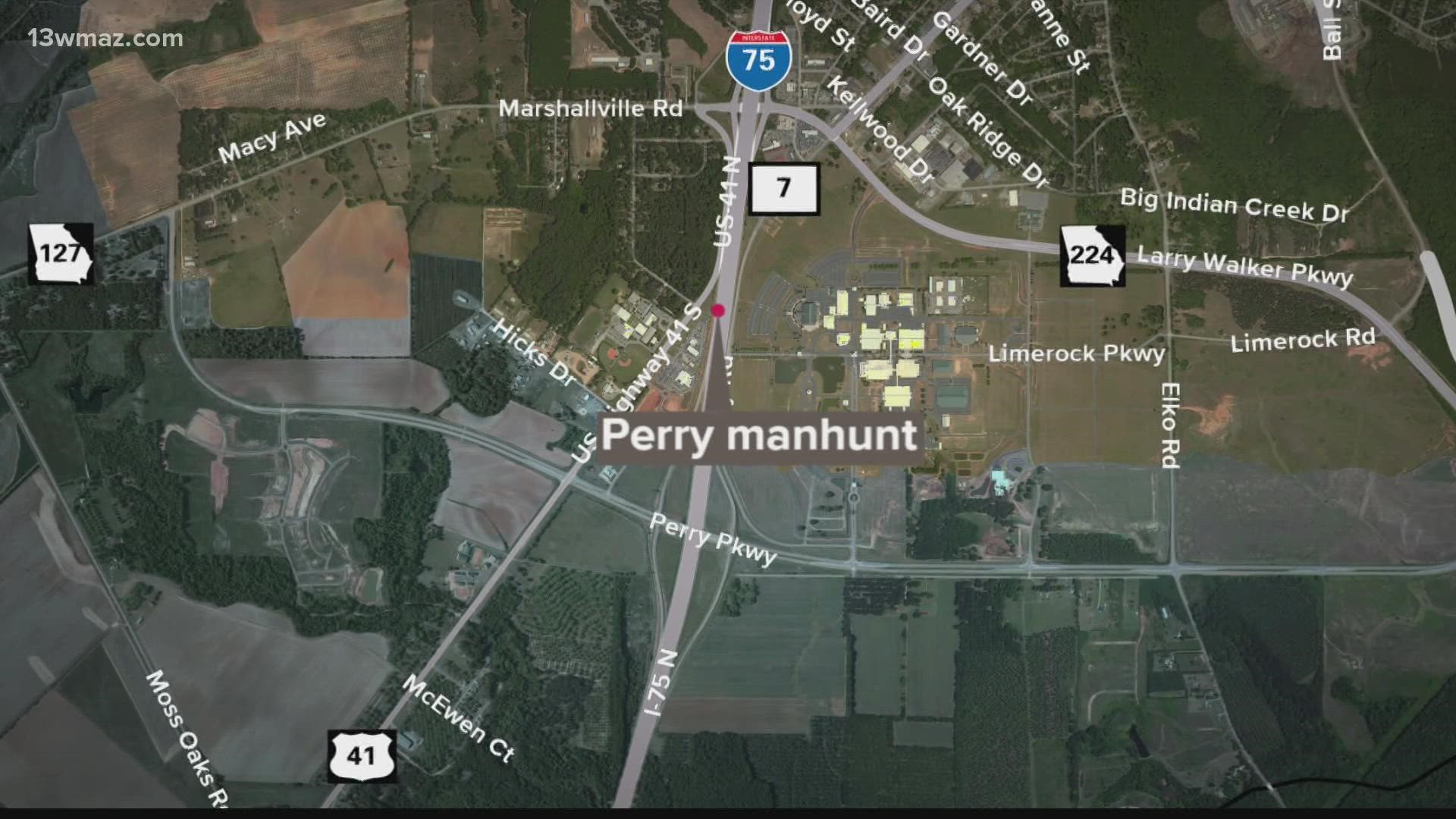 Perry Police released more information Friday morning about Thursday night's chase and manhunt.