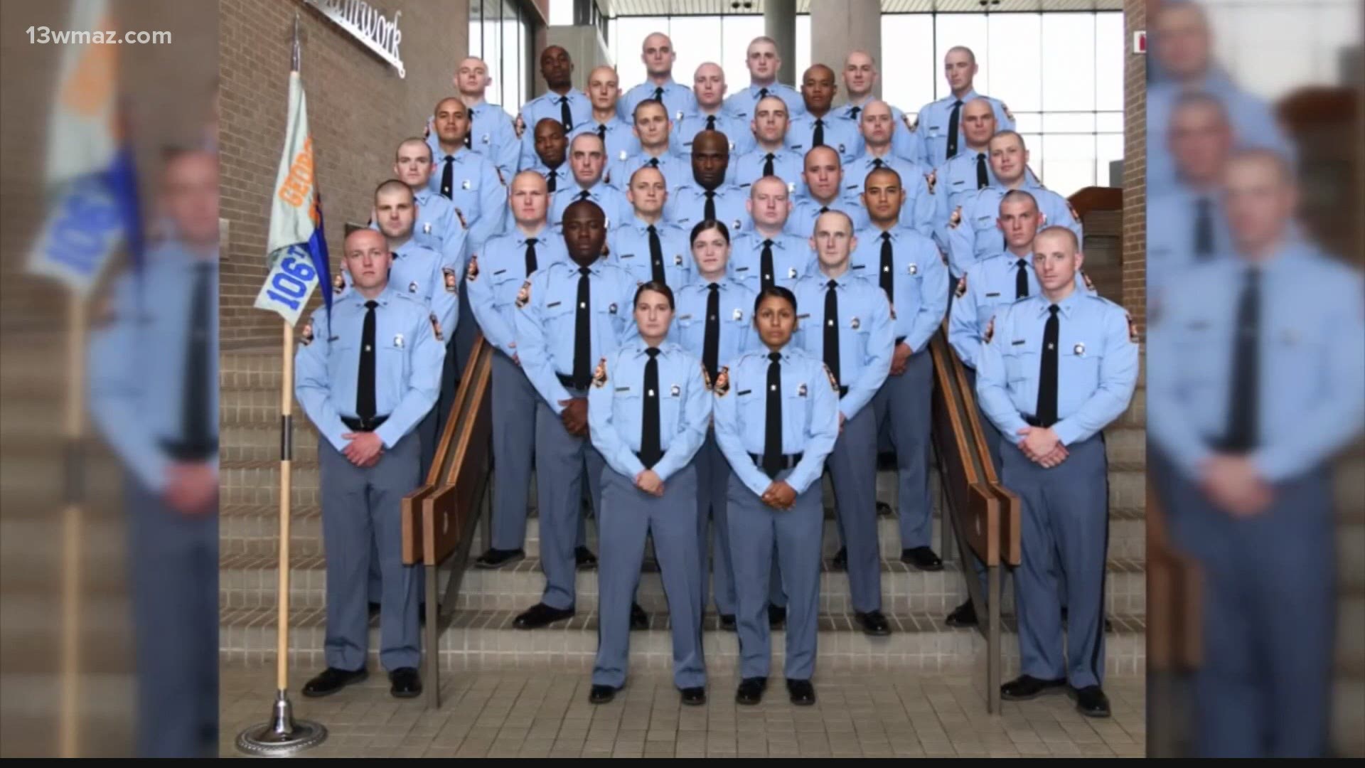 Nine rookie state troopers previously fired last year for cheating on an exam have been rehired.