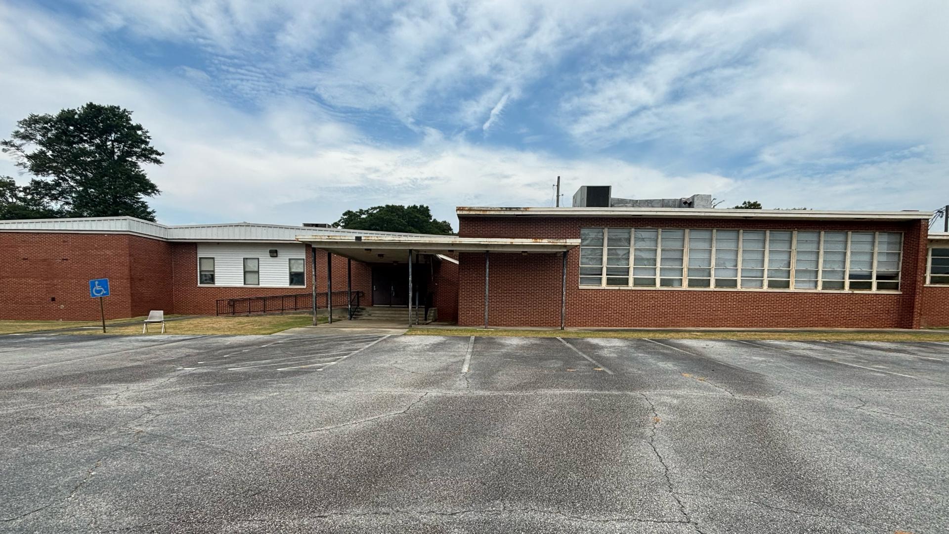 The old Byron Elementary School is facing demolition to welcome new skatepark.