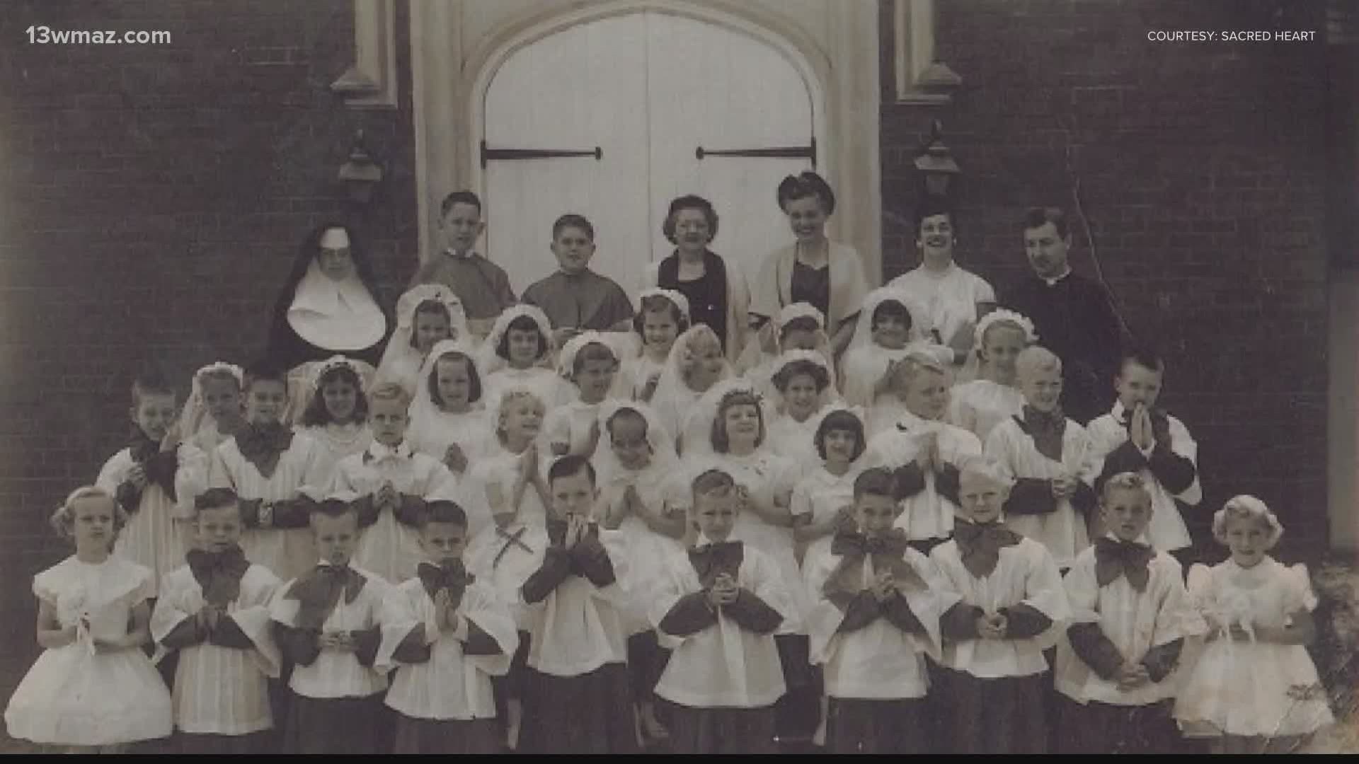 75 years ago, World War II was ending, Warner Robins was just getting started as a town and Sacred Heart Catholic Church was opening its doors for the first time.