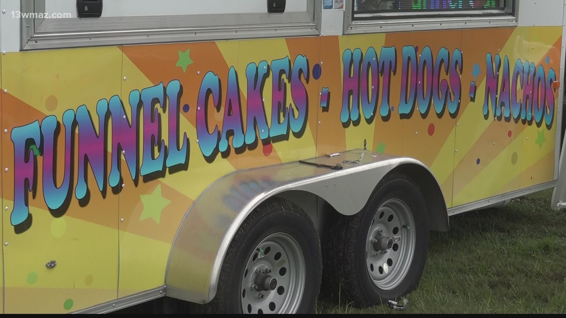 Festival-goers brought pop-up tents, picnic blankets, and lawn chairs as they relaxed.