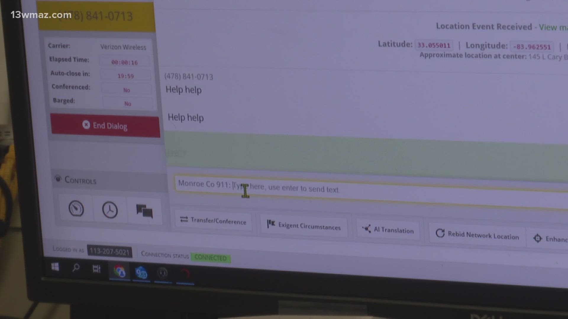 The Monroe County Sherriff's Office will now be able to pinpoint 911 caller's locations. Dispatchers can also respond to text messages they get from people.
