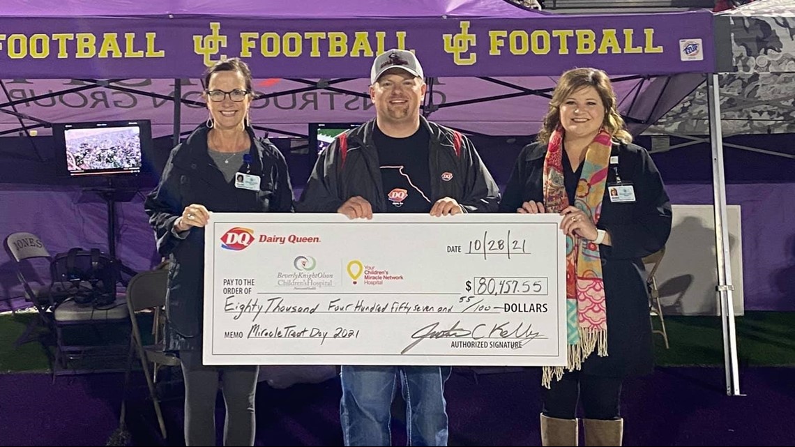 Gray Dairy Queen announces $80K raised for children's hospital - Vimarsana News