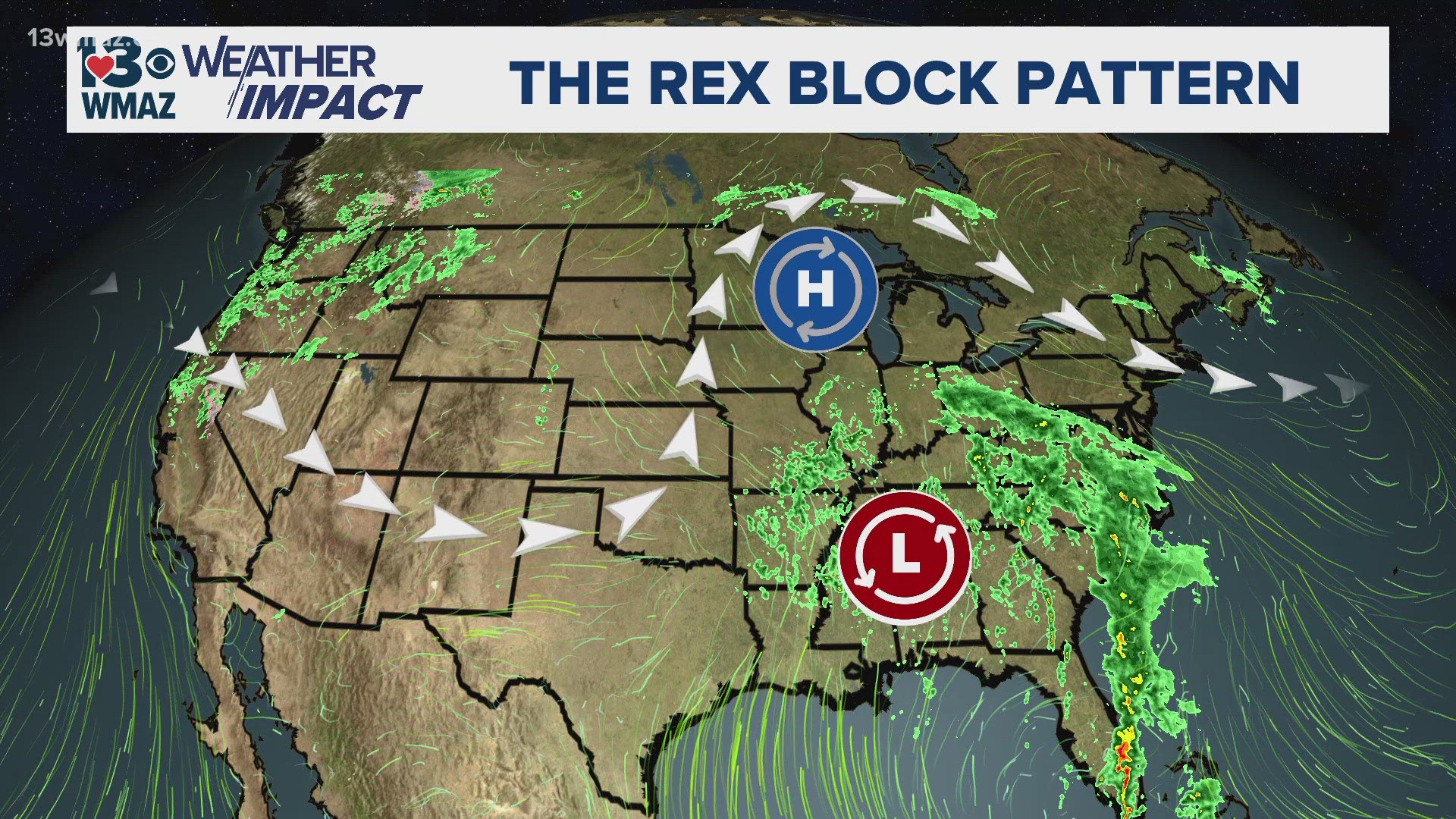 Meteorologist Ansley Parker breaks down the Rex Block and how it has impacted our weather in central Georgia.