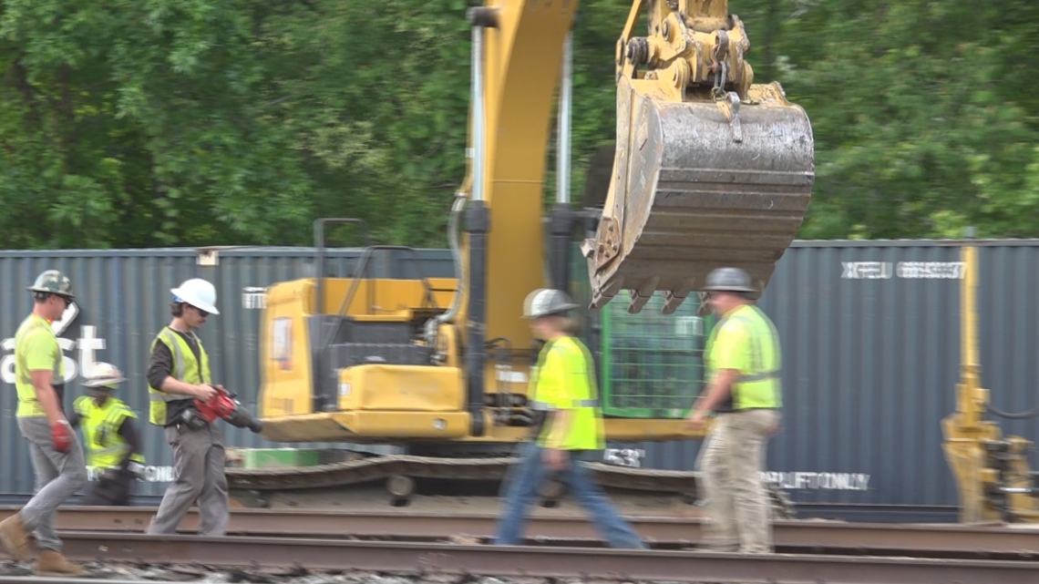 'It's ridiculous' | Cleanup ongoing after Monroe County train derailment, semi-truck crash in Juliette