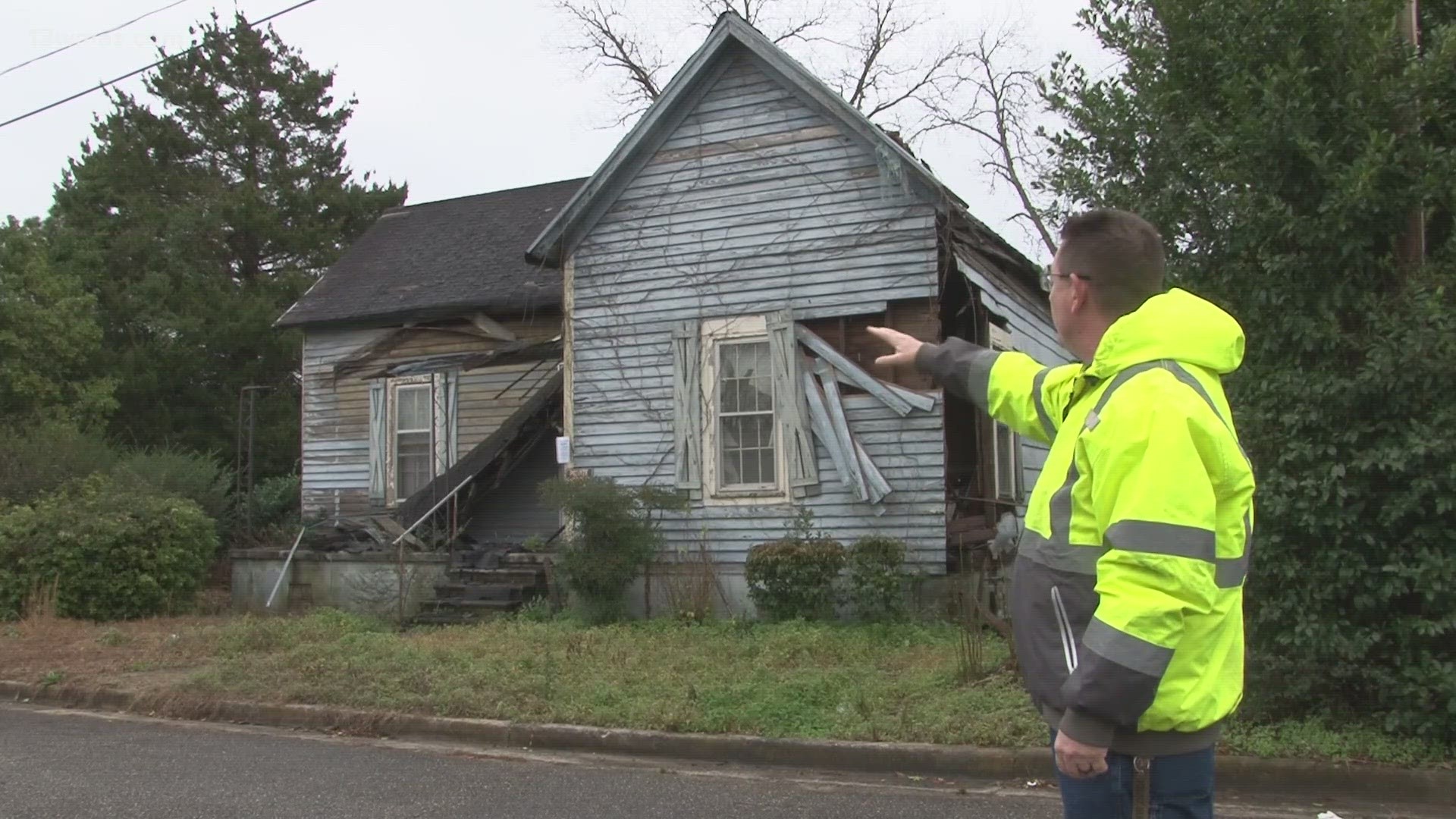 Ever since the couple moved in, they say they've been concerned about the empty nest next door.