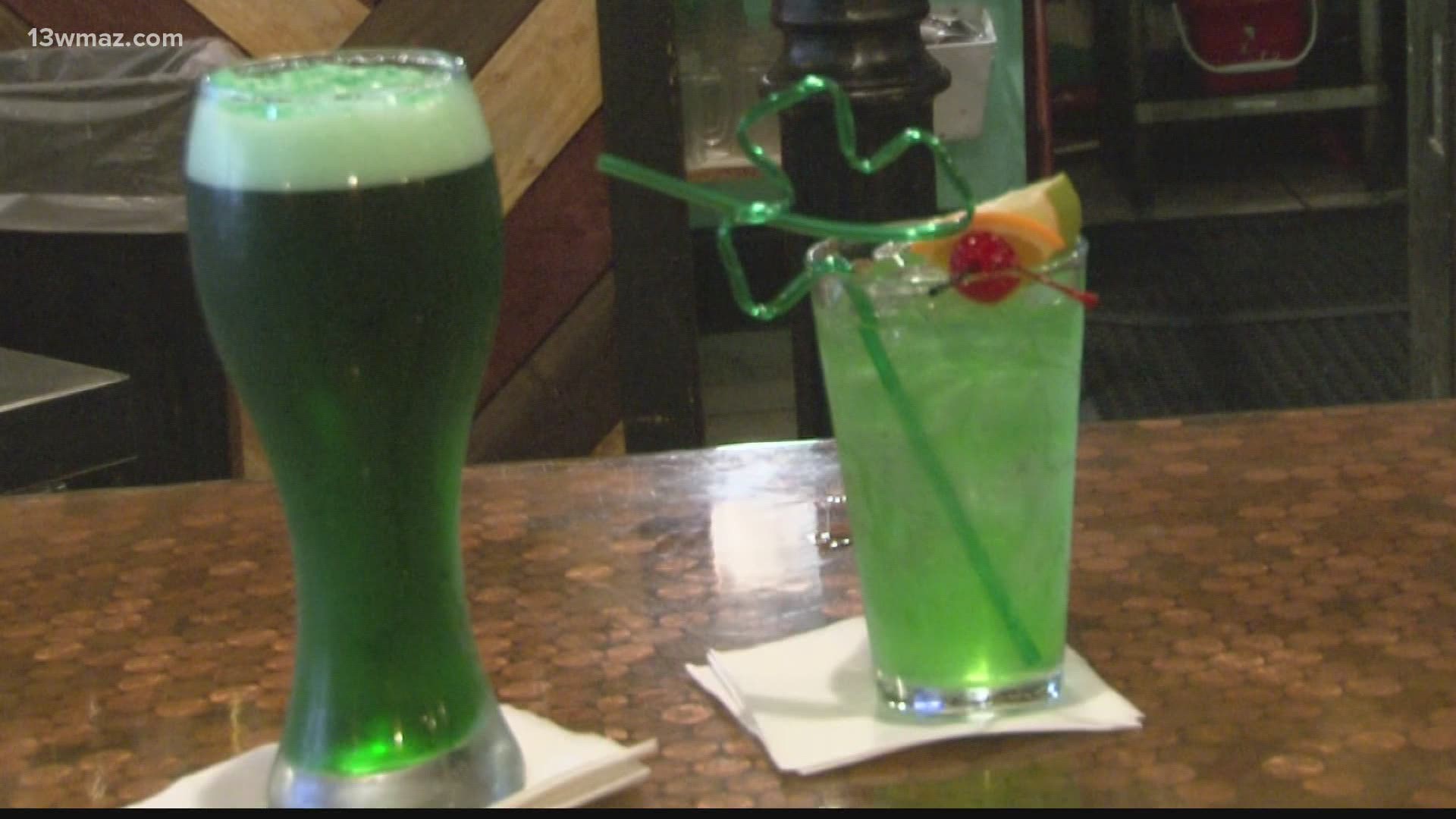 Restaurants like Parish on Cherry Street celebrated the green event by adding new St. Patrick's Day themes to their menu.