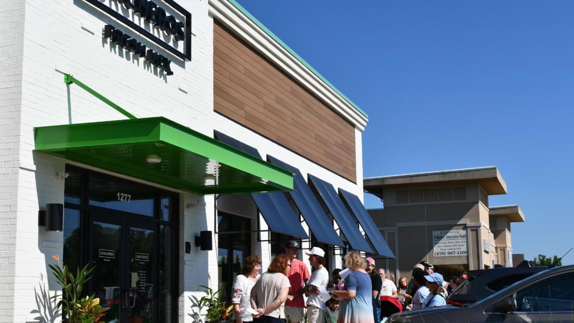 The restaurant, which had its grand opening on Tuesday, Aug. 20, had people camped outside prior to its opening