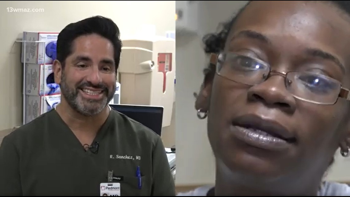 Central Georgia mom credits doctor for saving her life